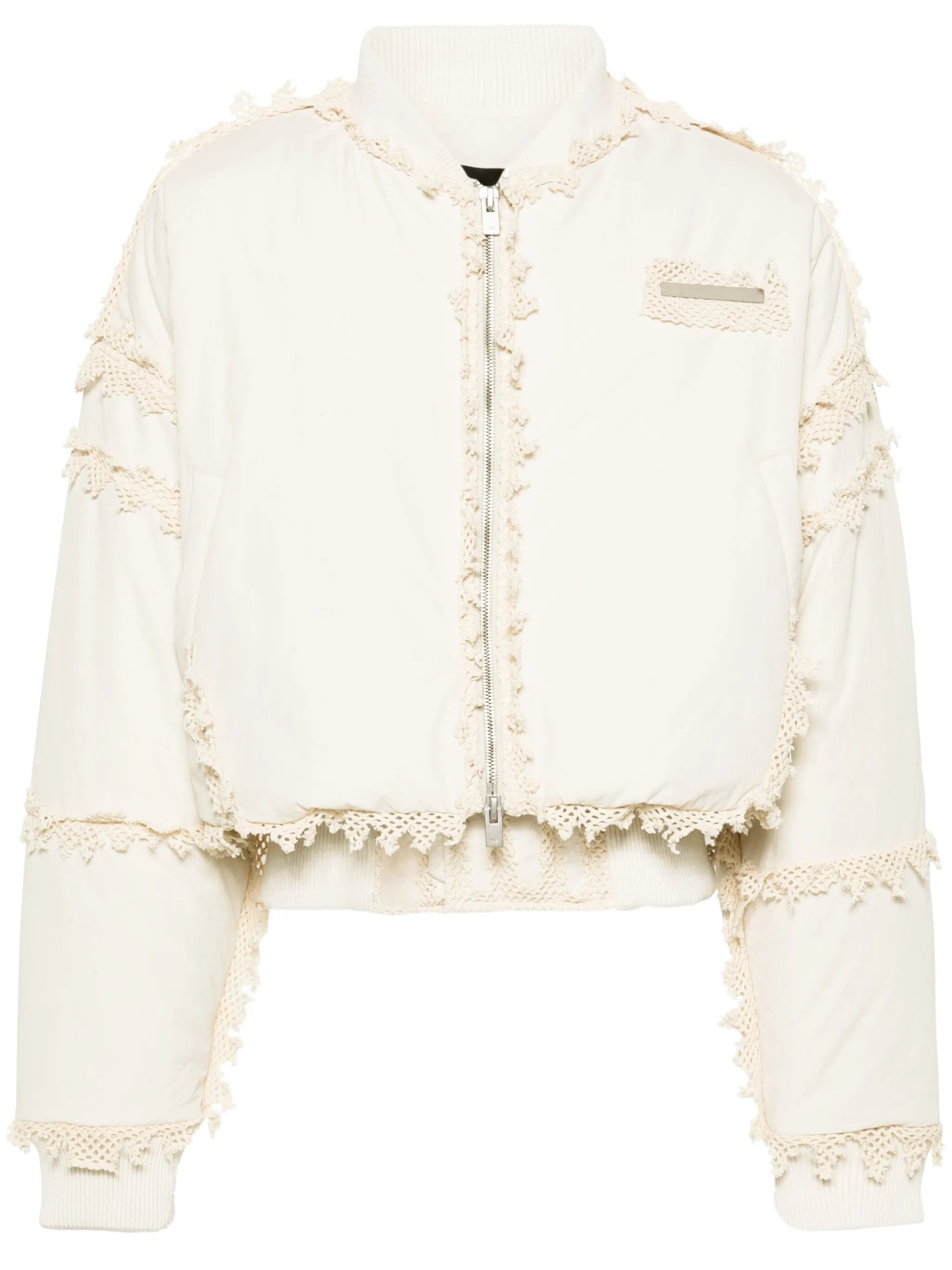 Spherical padded bomber jacket