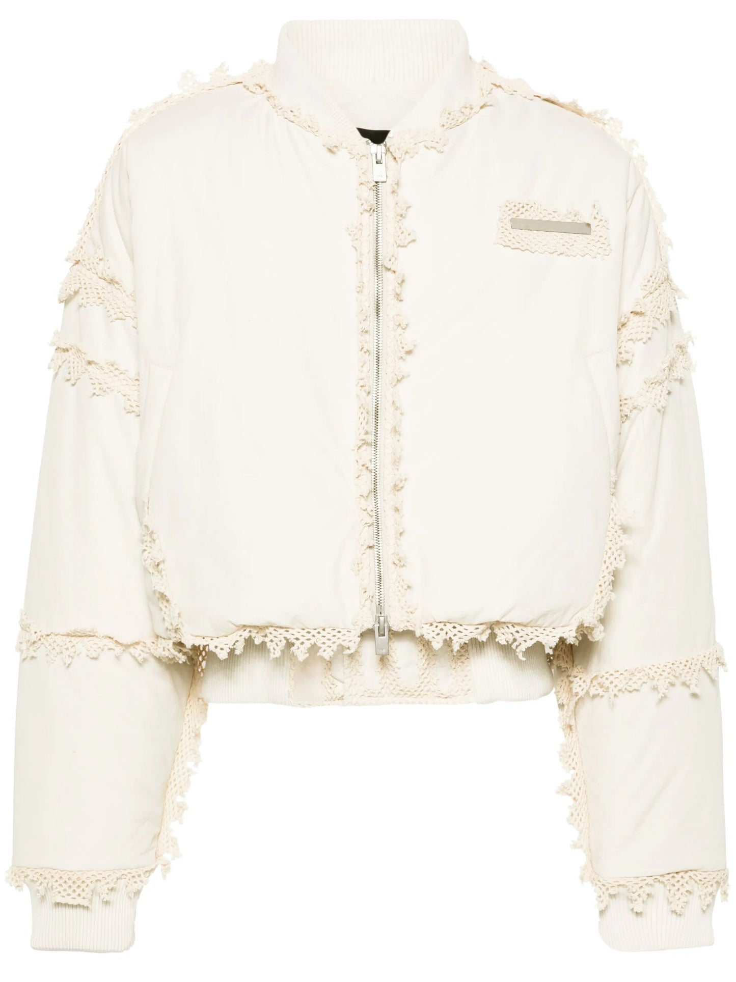Spherical padded bomber jacket