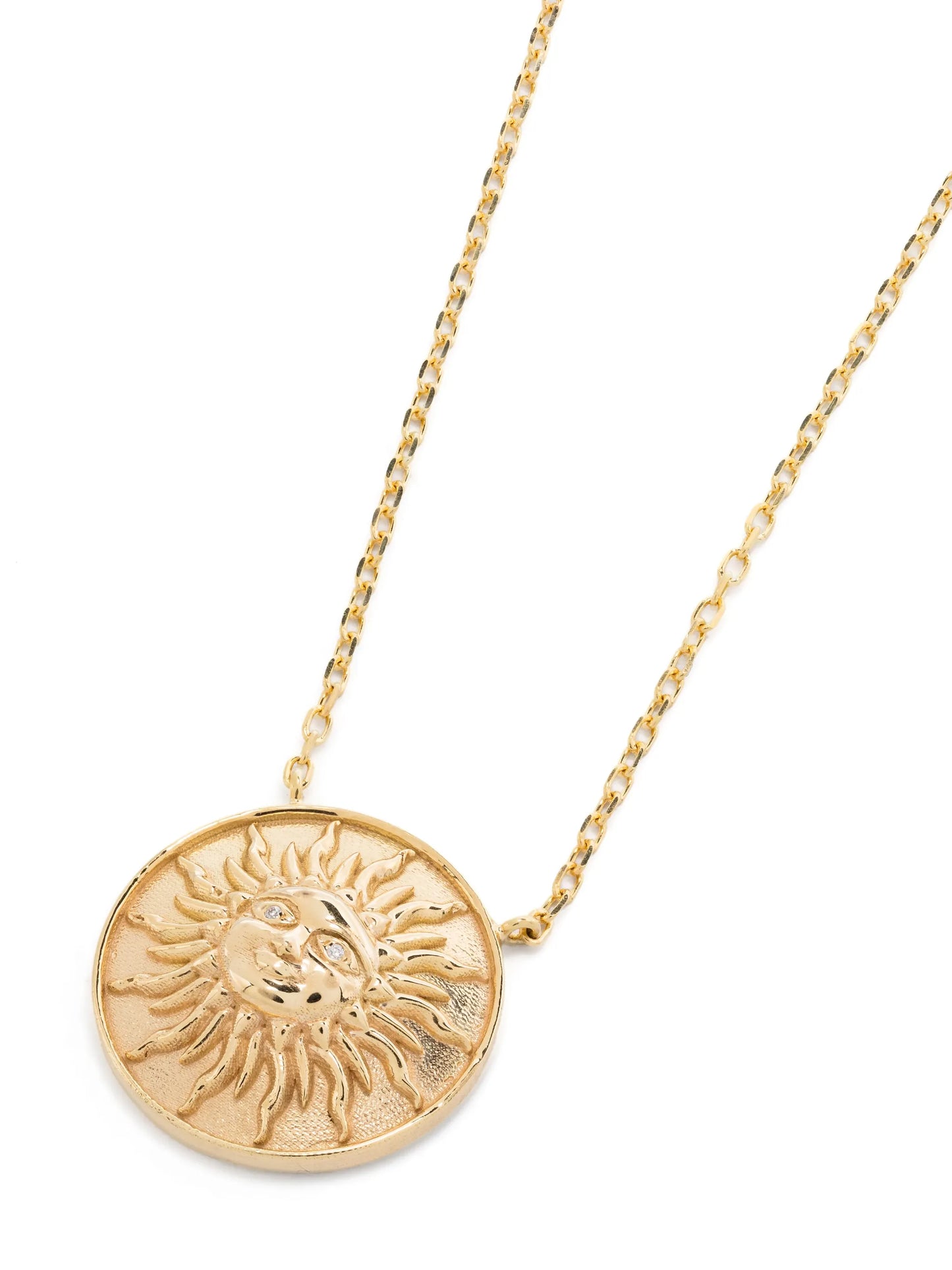 18kt yellow gold Shams necklace