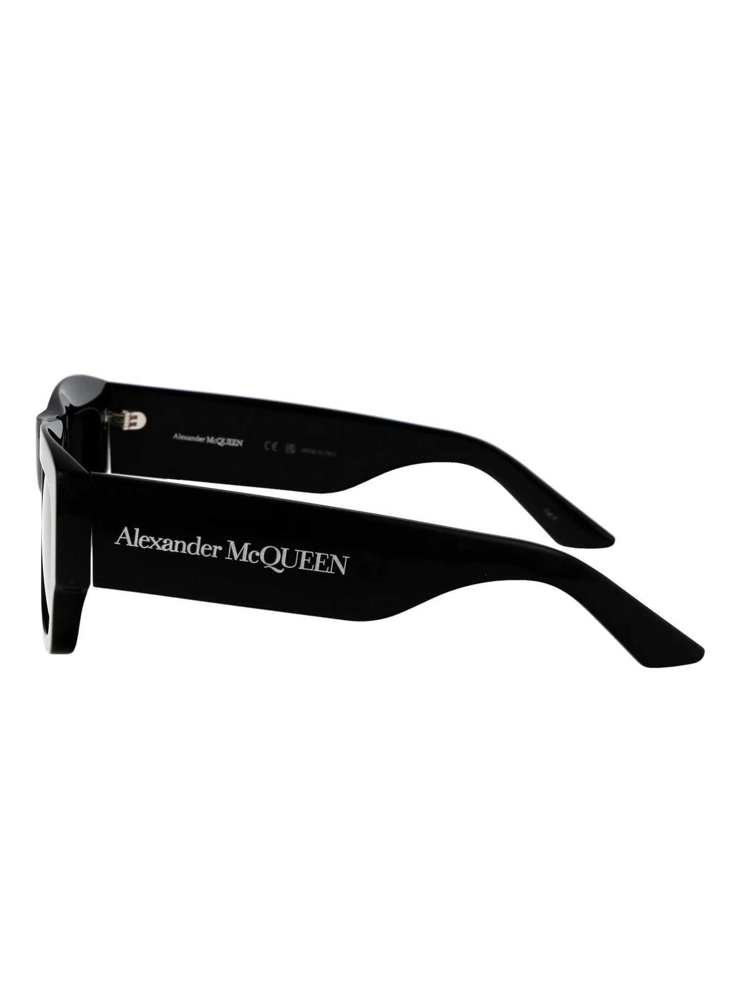 logo-print square-frame sunglasses