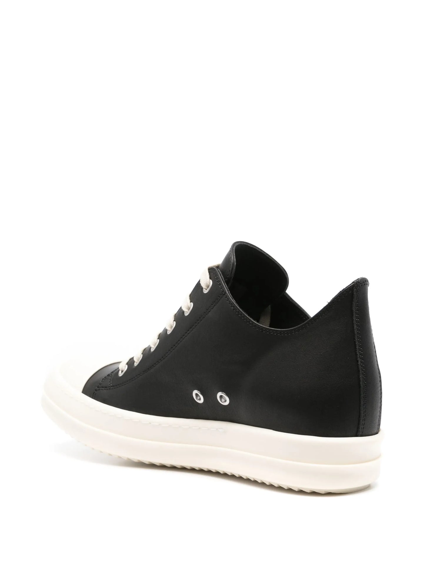 Low leather sneakers