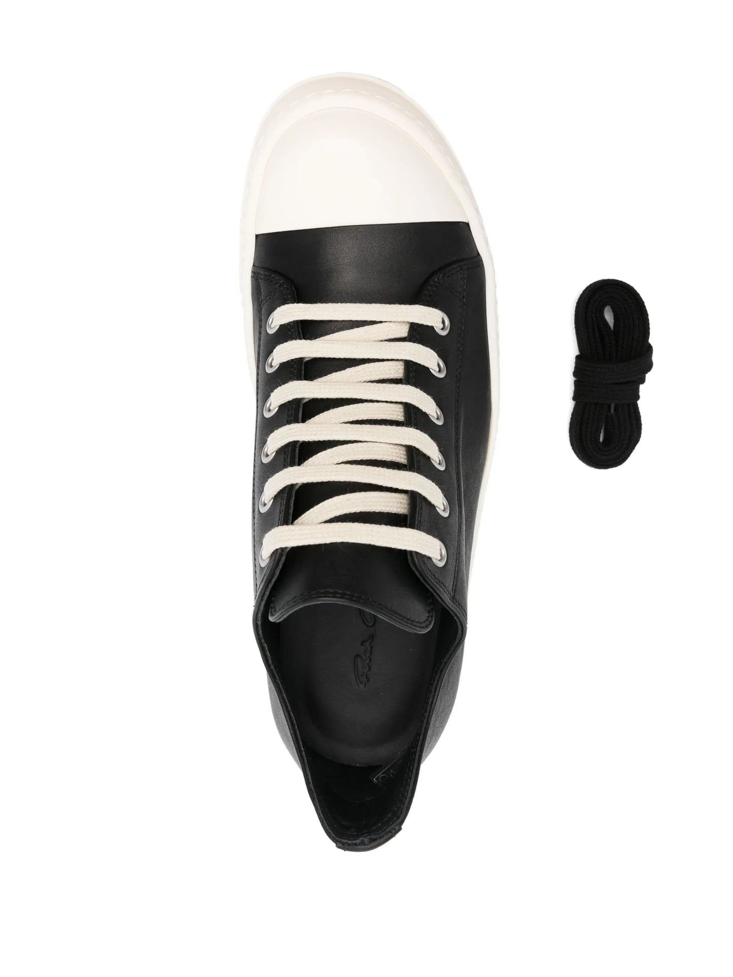 Low leather sneakers