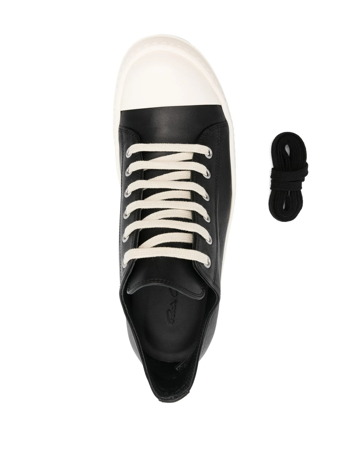 Low leather sneakers