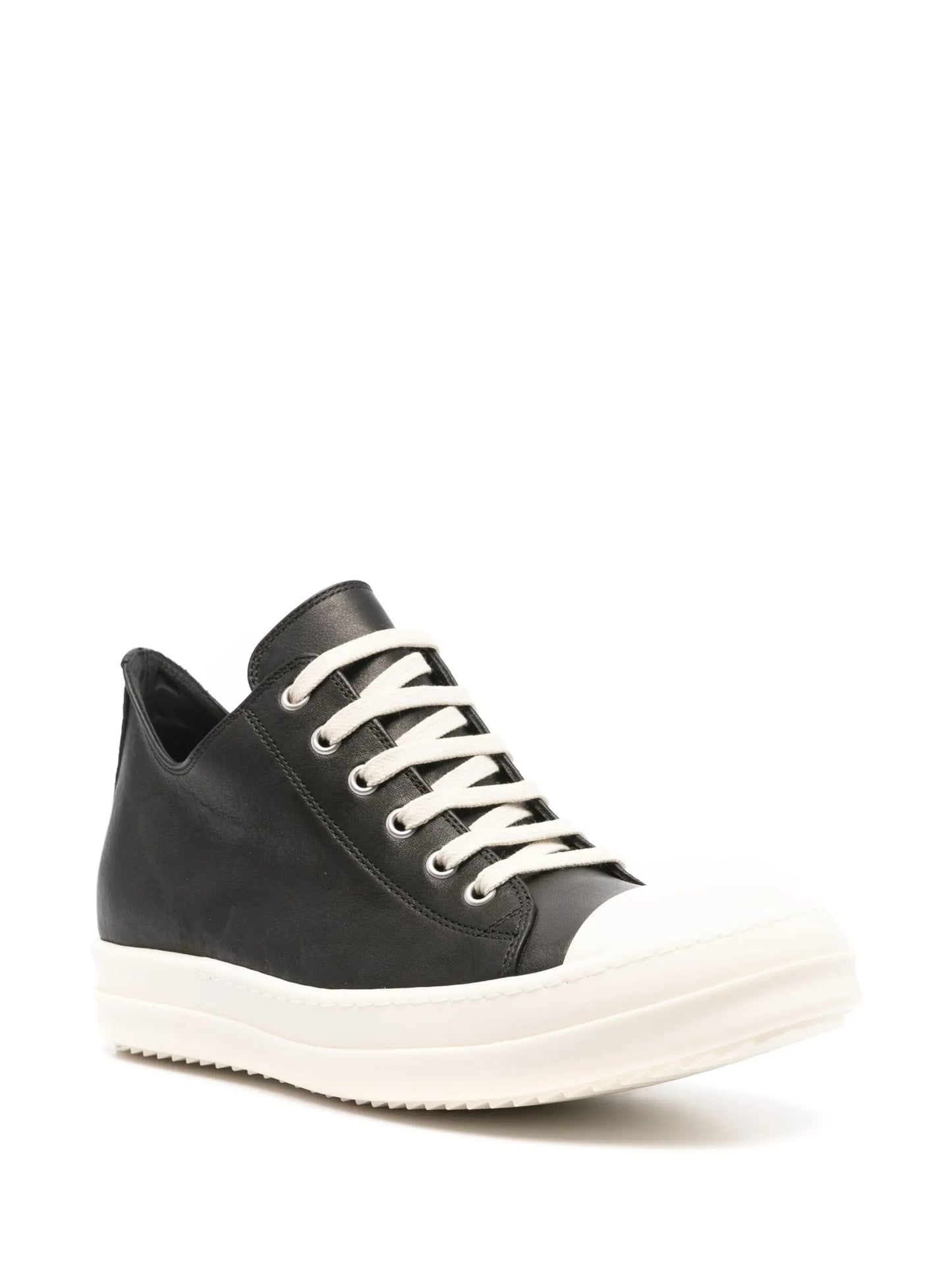 Low leather sneakers
