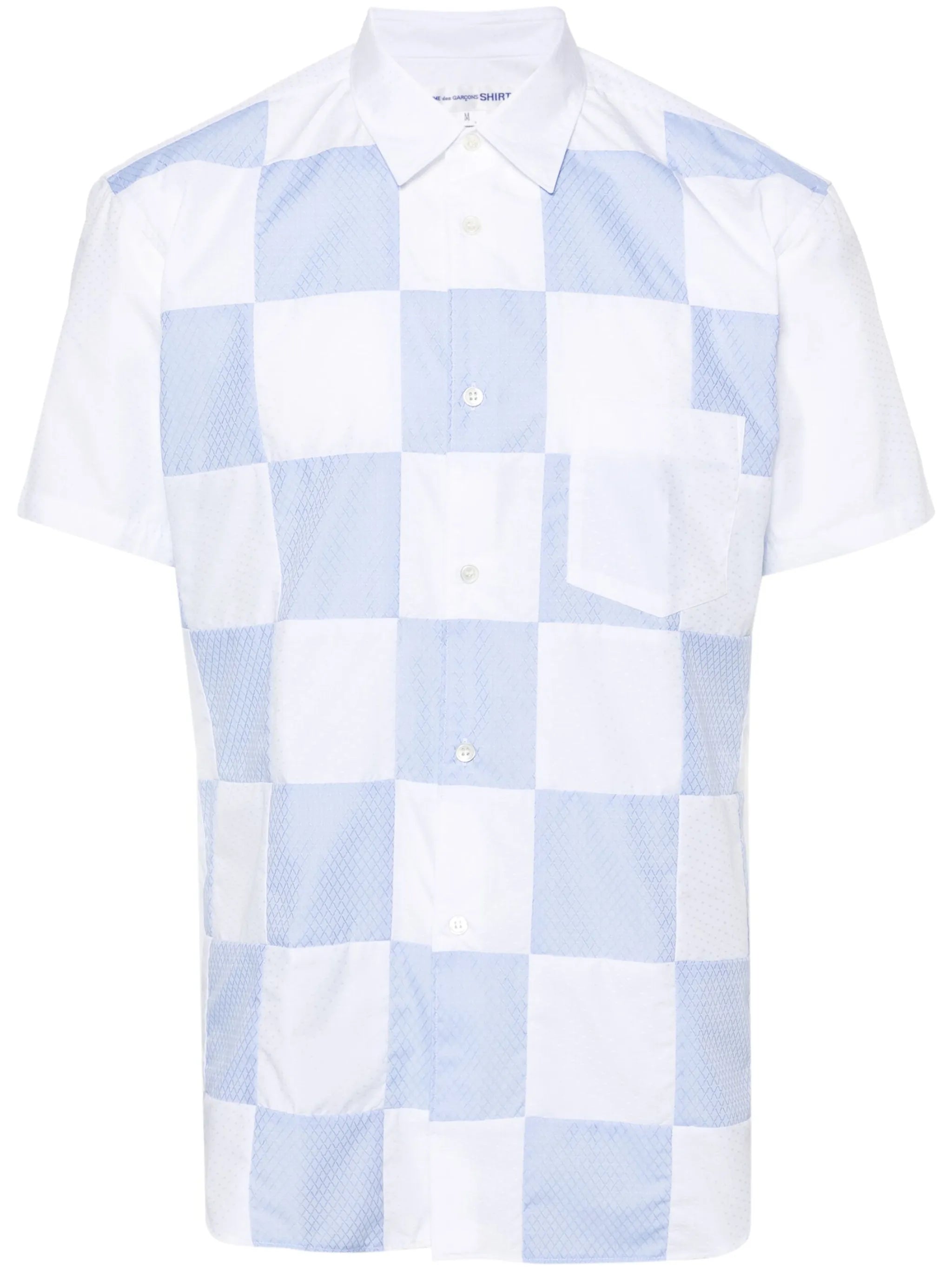 patchwork cotton shirt