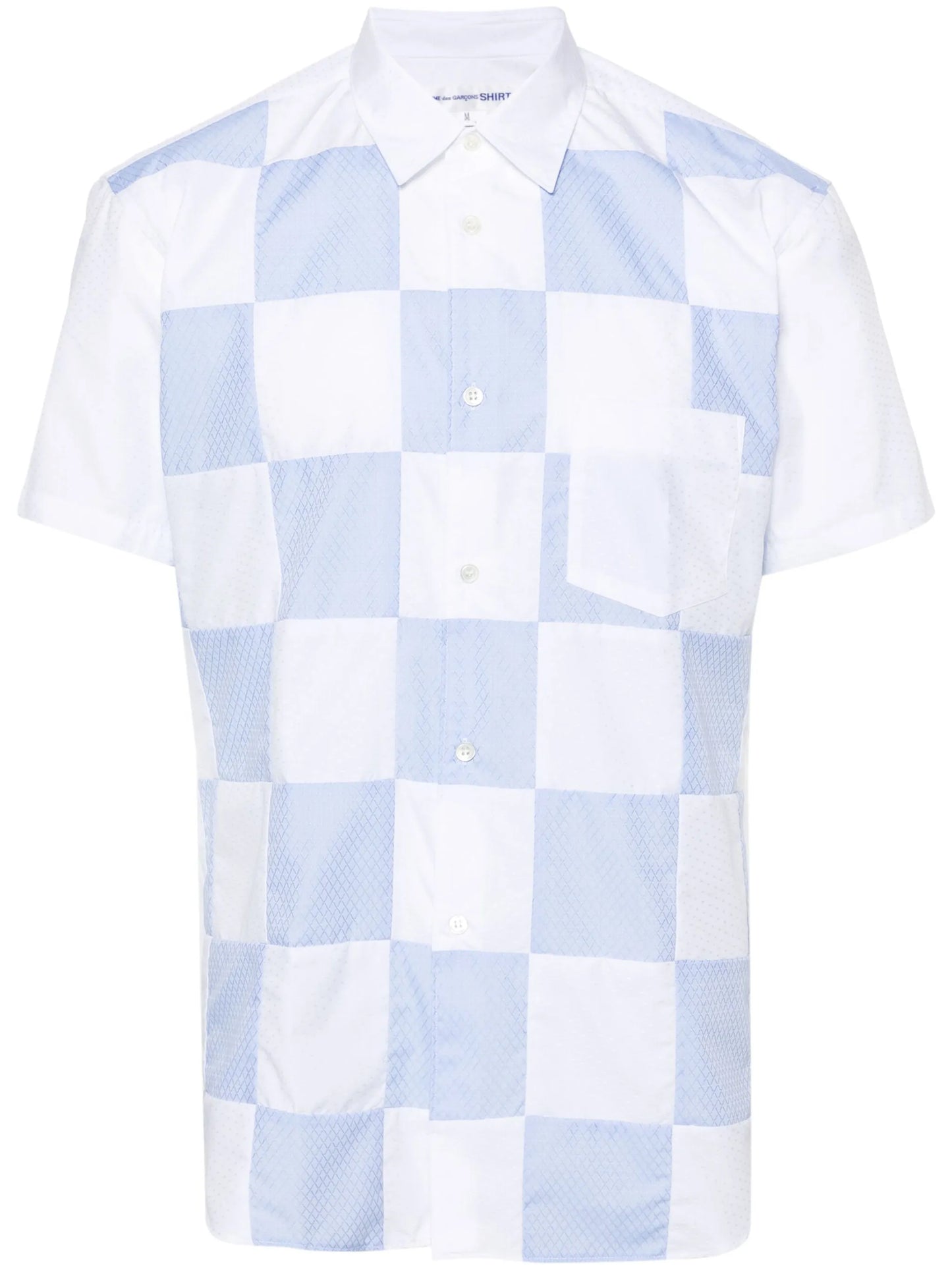 patchwork cotton shirt