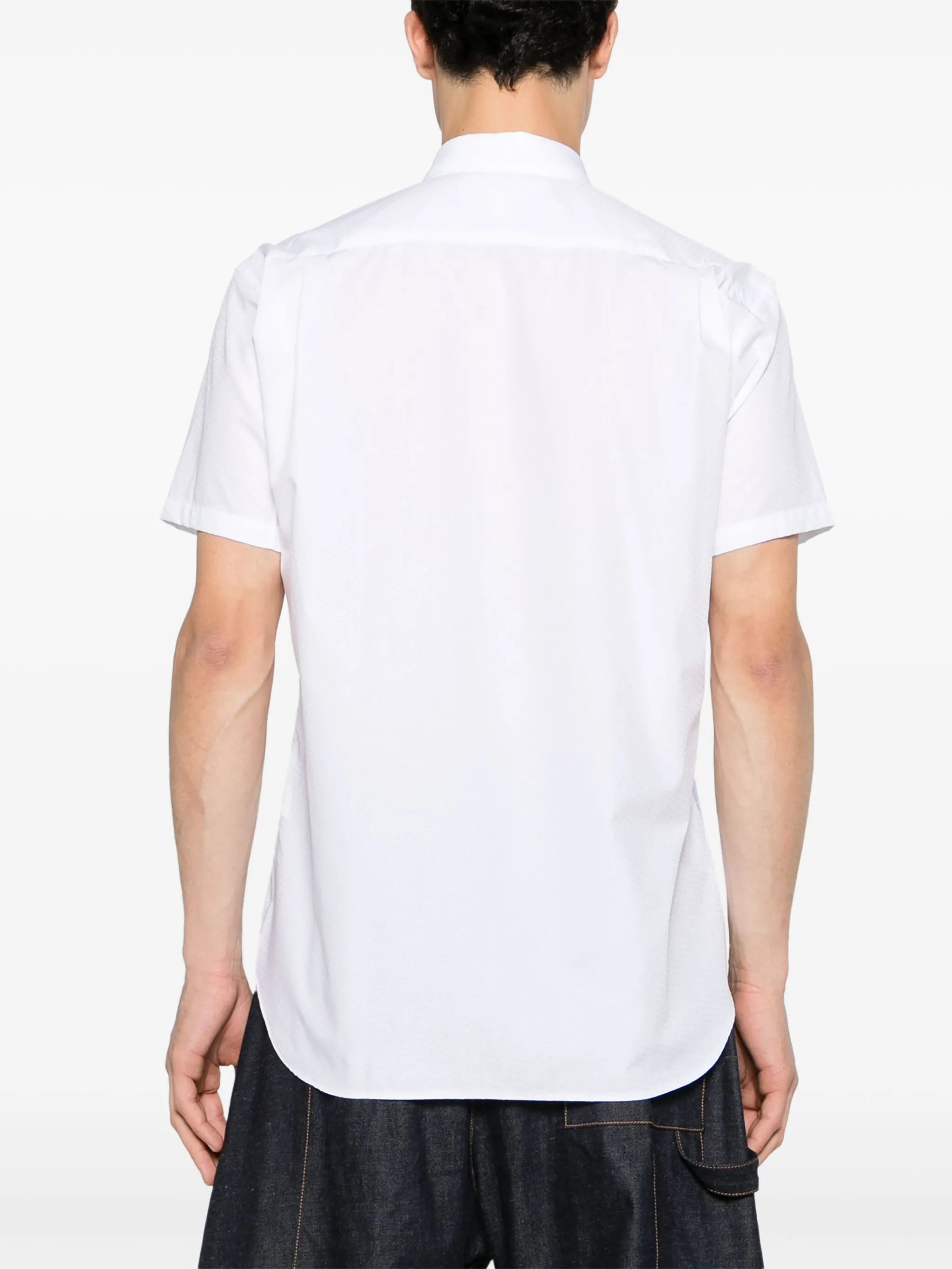 patchwork cotton shirt