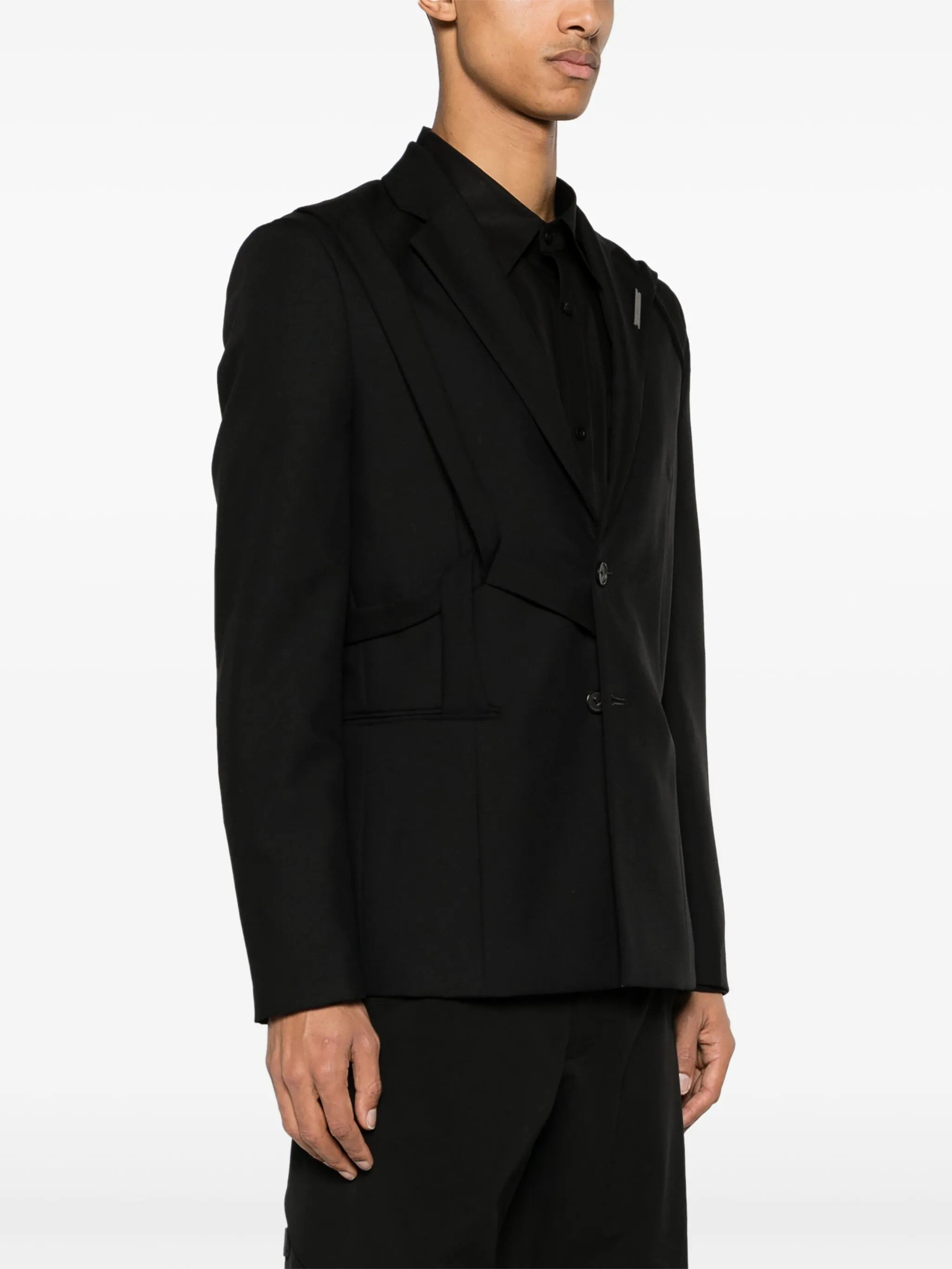 Equilibrium single-breasted blazer