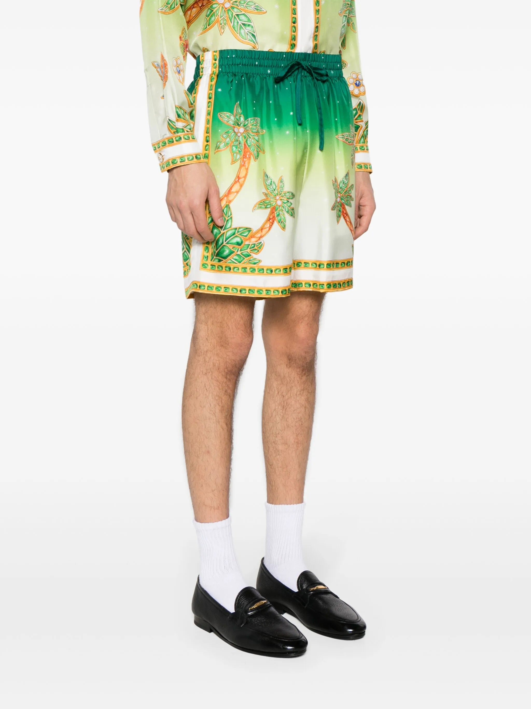 Joyaux D'Afrique silk shorts