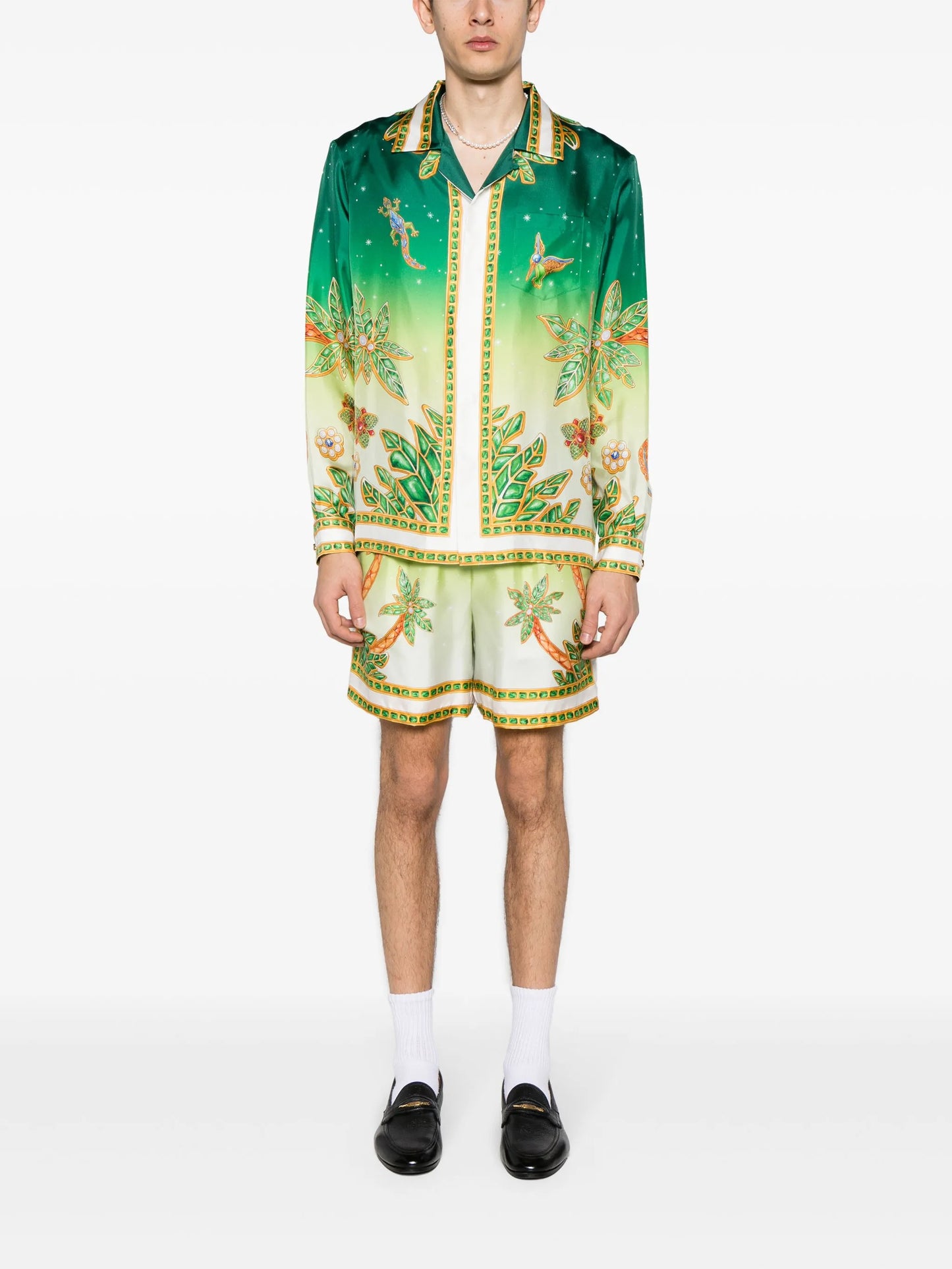 Joyaux D'Afrique silk shorts