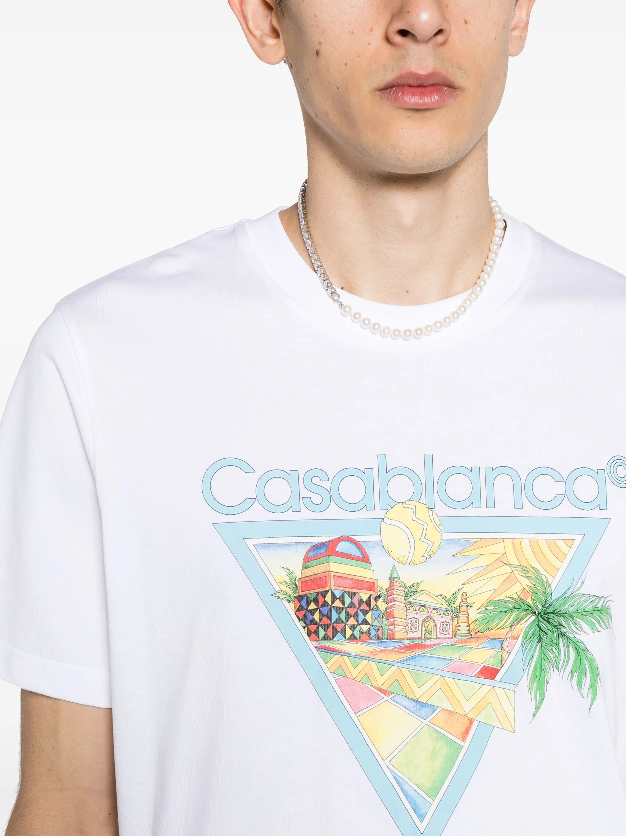 Afro Cubism Tennis Club cotton T-shirt