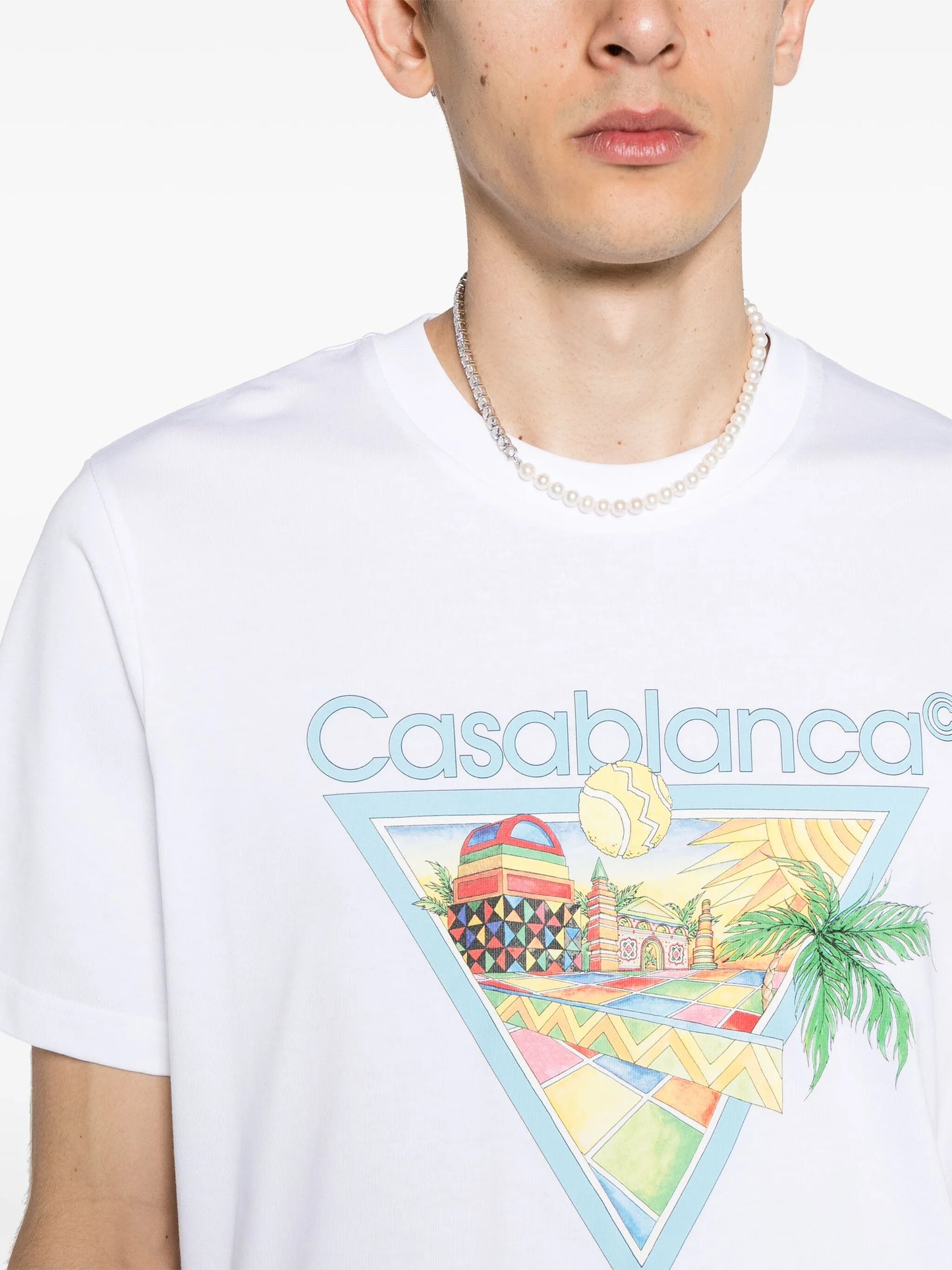 Afro Cubism Tennis Club cotton T-shirt