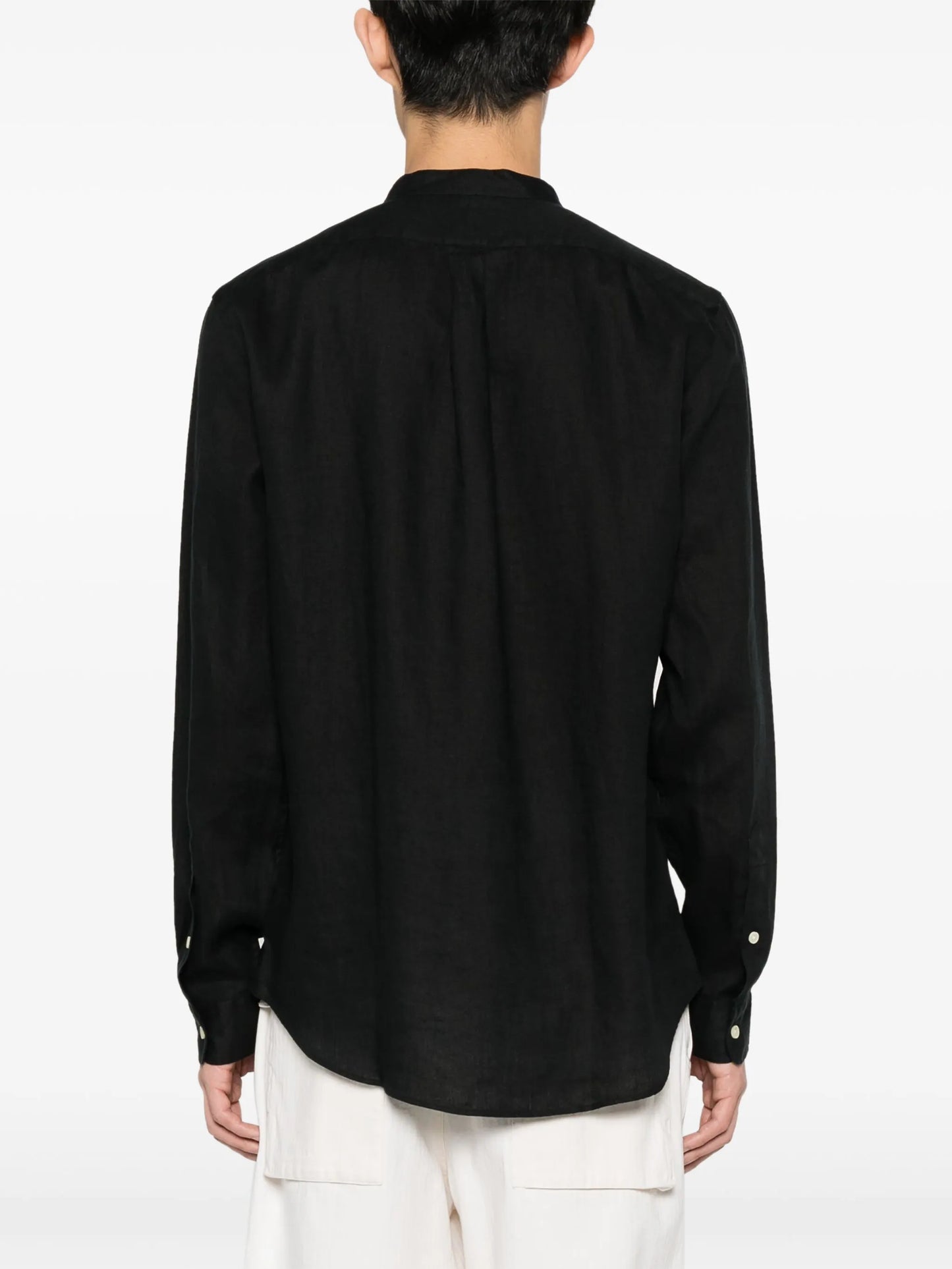Polo Pony-motif linen shirt