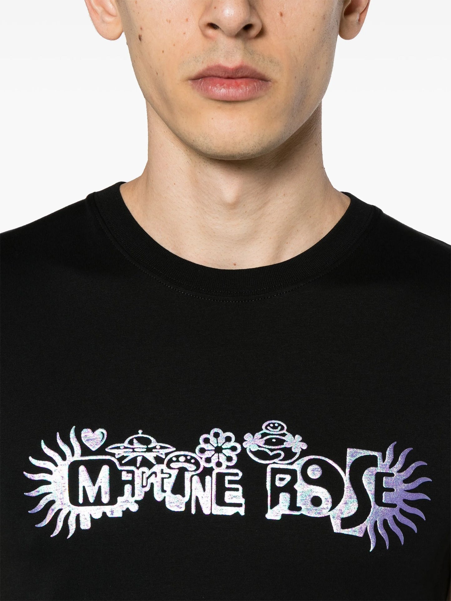 logo-print cotton T-shirt