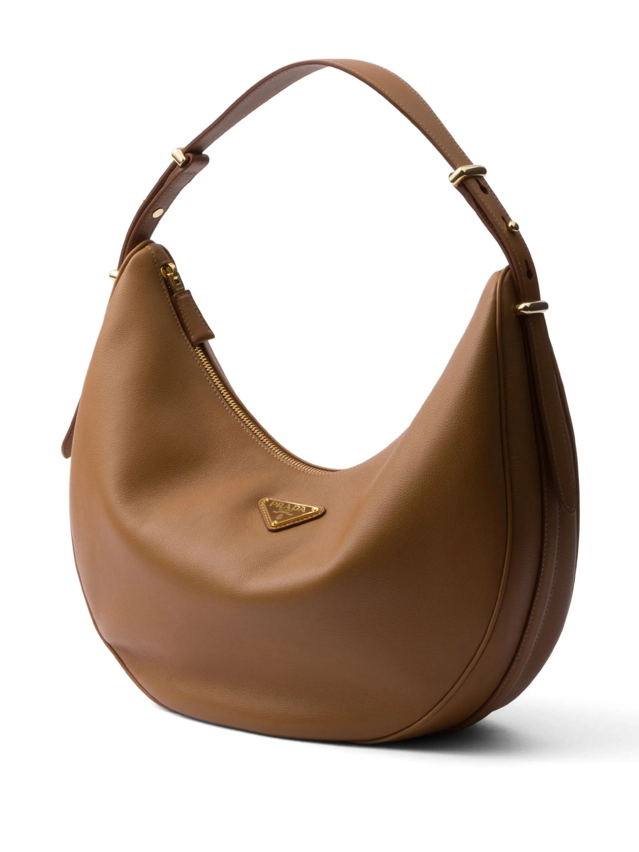 large Arqué leather shoulder bag