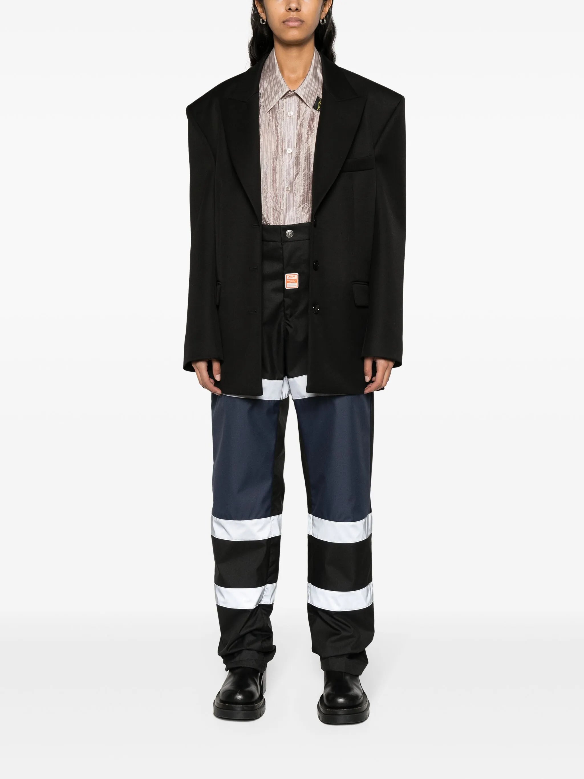 Safety straight-leg trousers