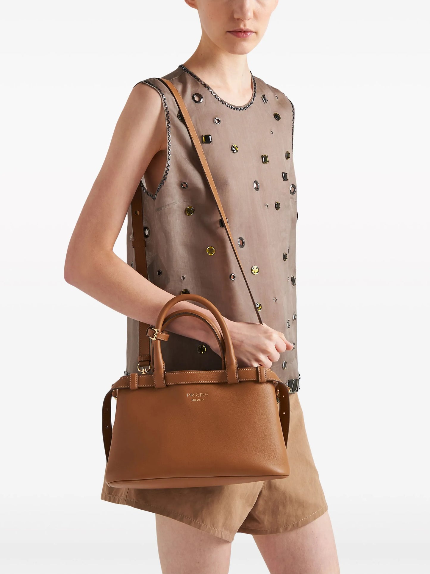 small Buckle tote bag