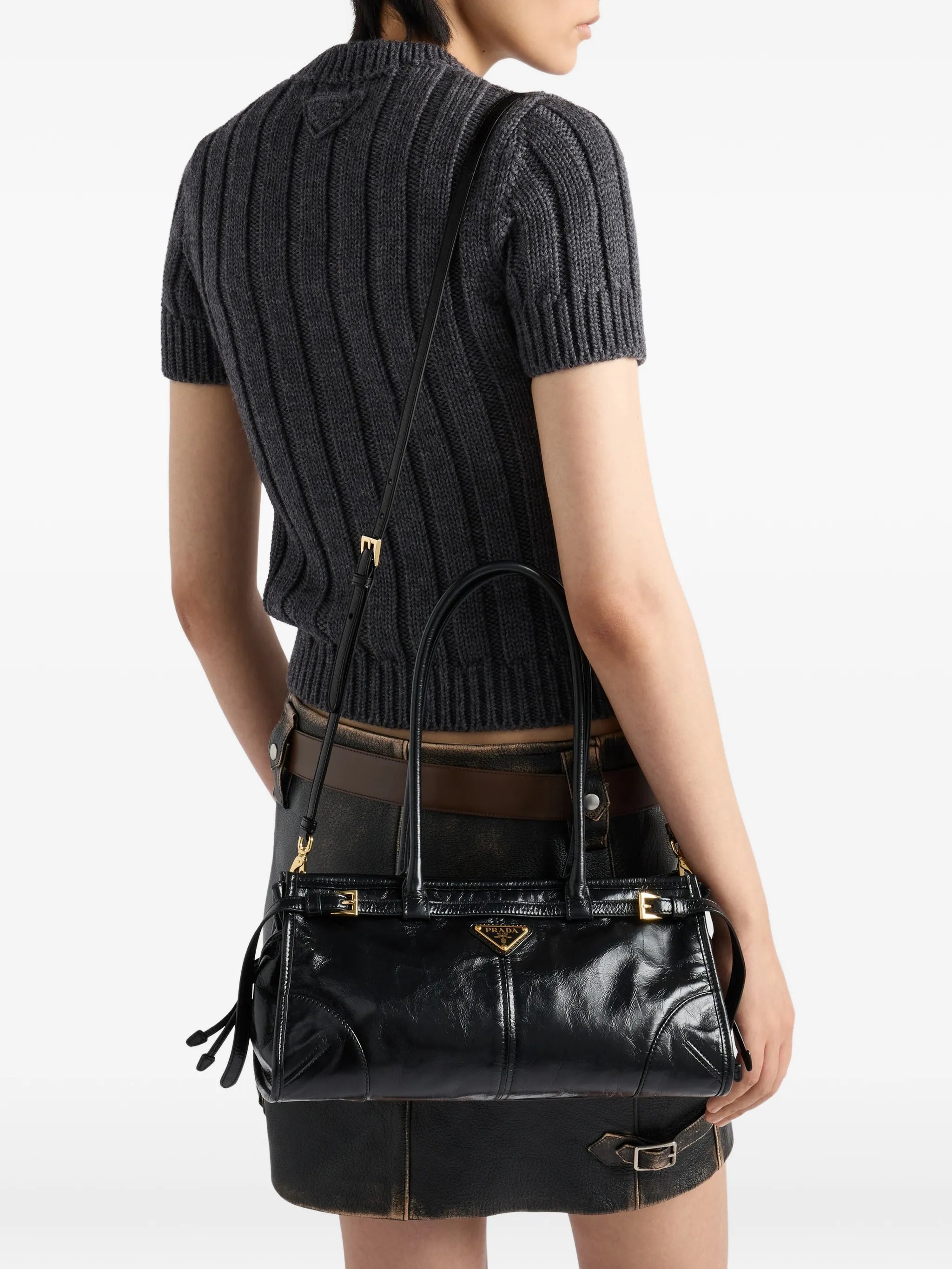 Bonnie medium leather handbag