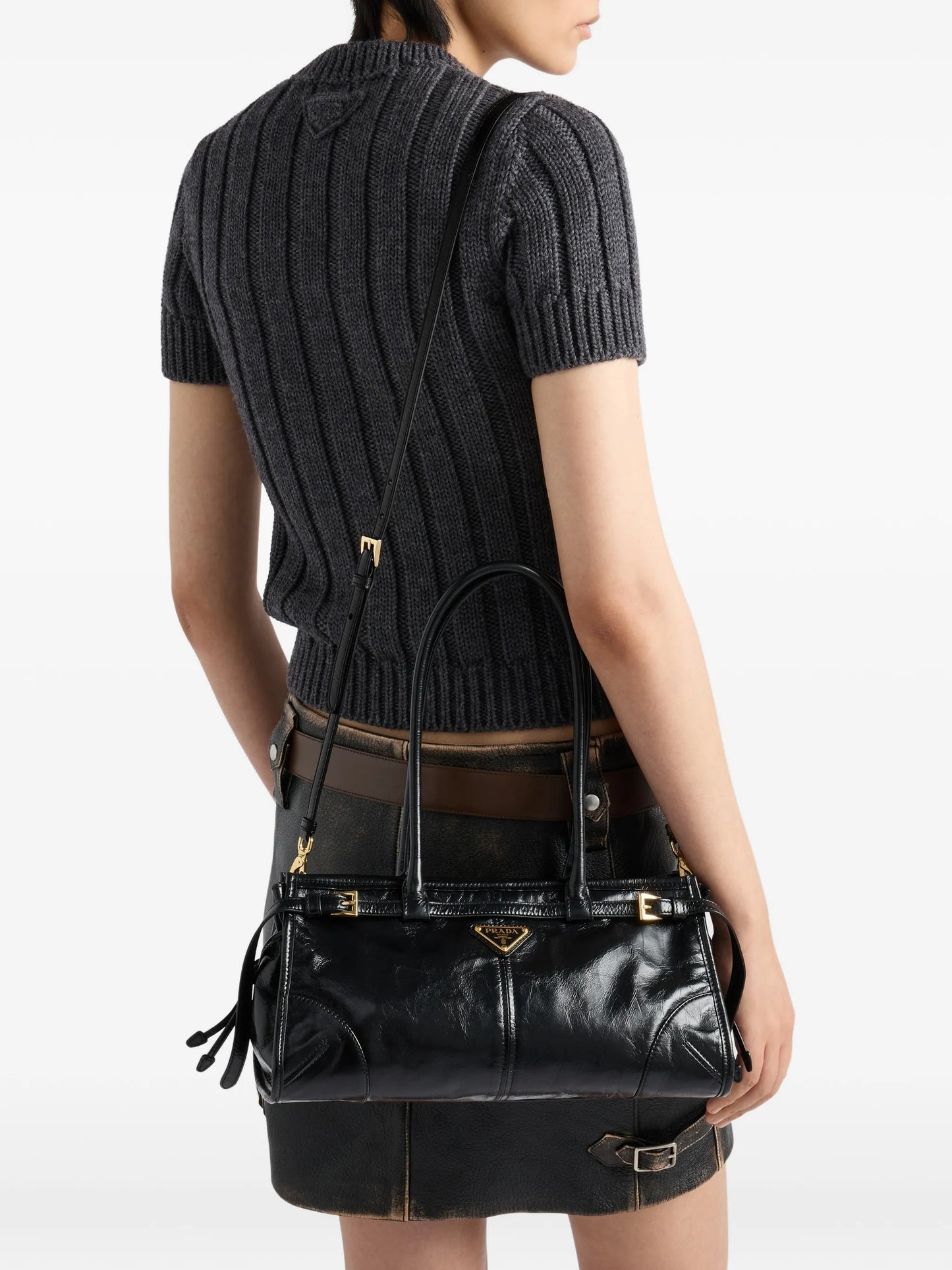 Bonnie medium leather handbag
