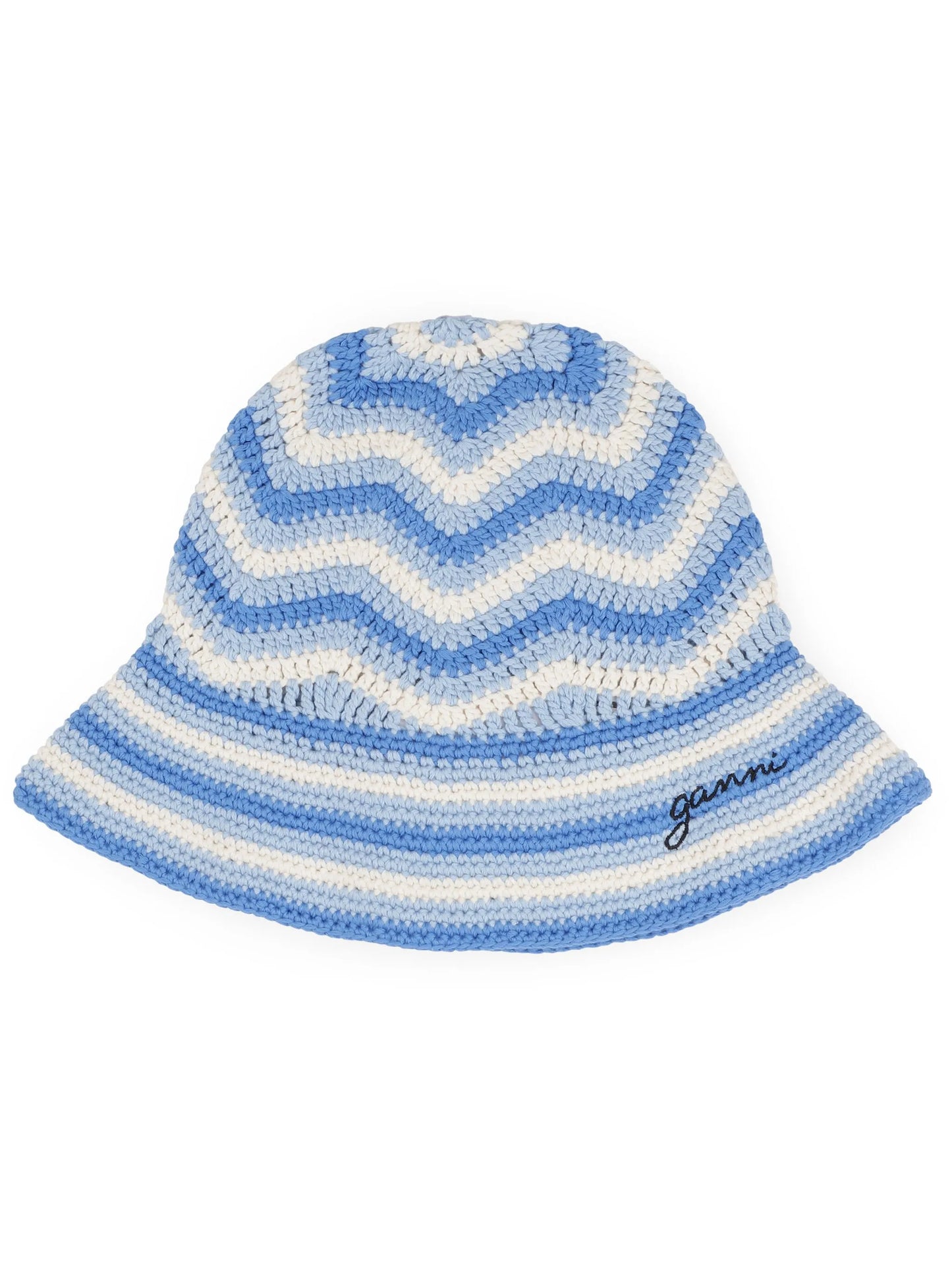 organic-cotton crochet bucket hat