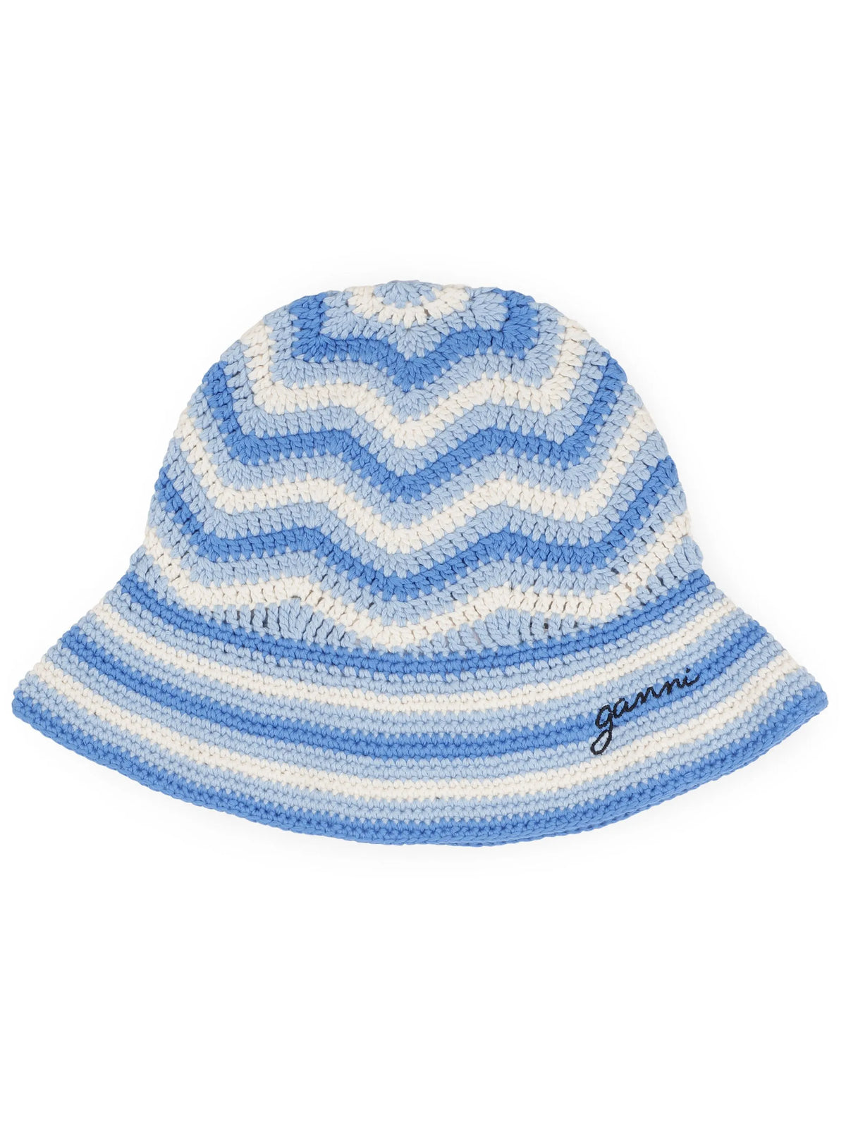 organic-cotton crochet bucket hat