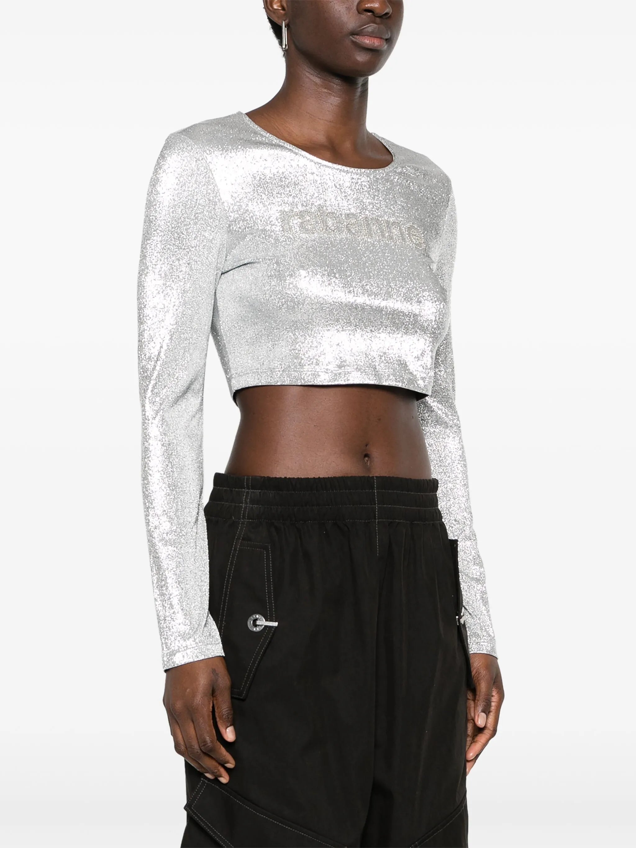 gem-logo cropped T-shirt