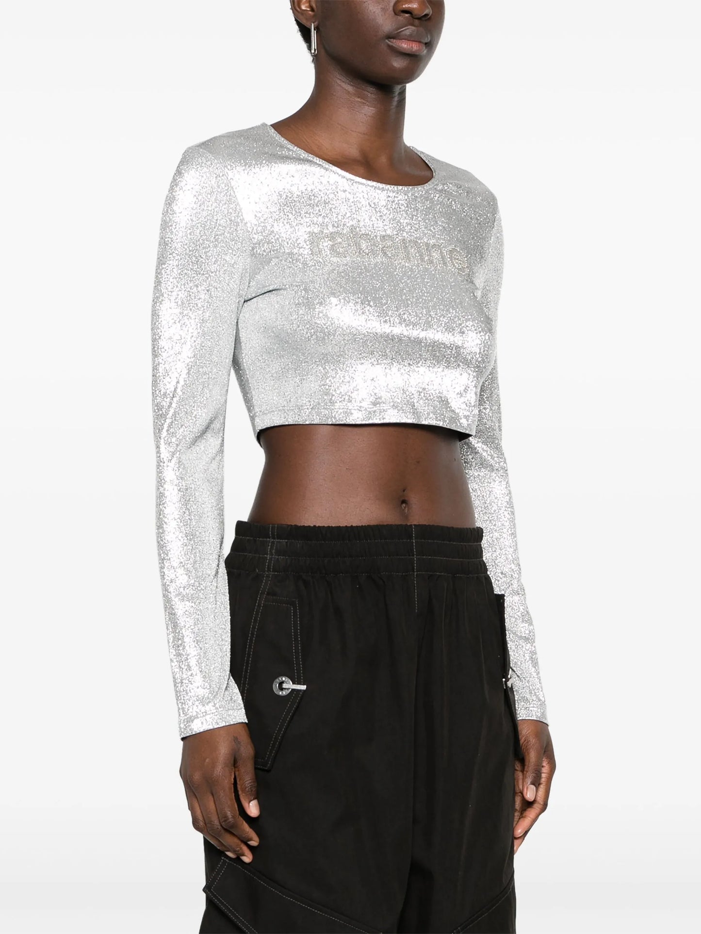 gem-logo cropped T-shirt