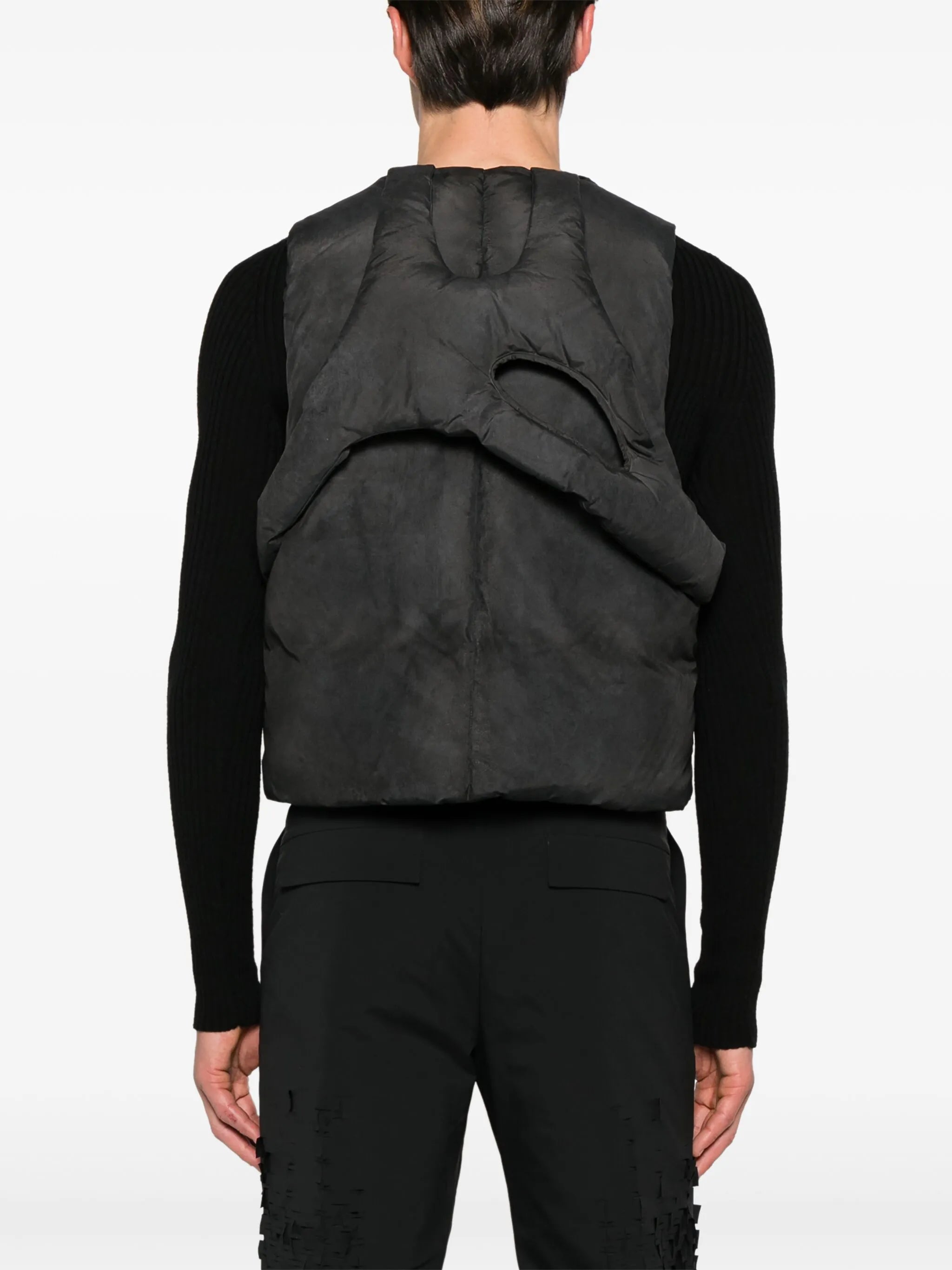 Diffusion panelled down gilet