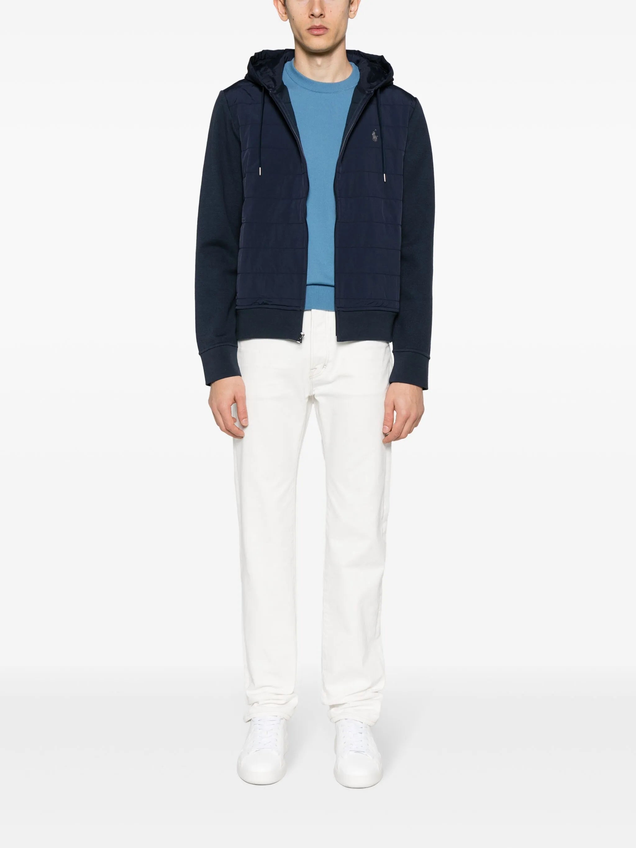 Aviator hooded jacket