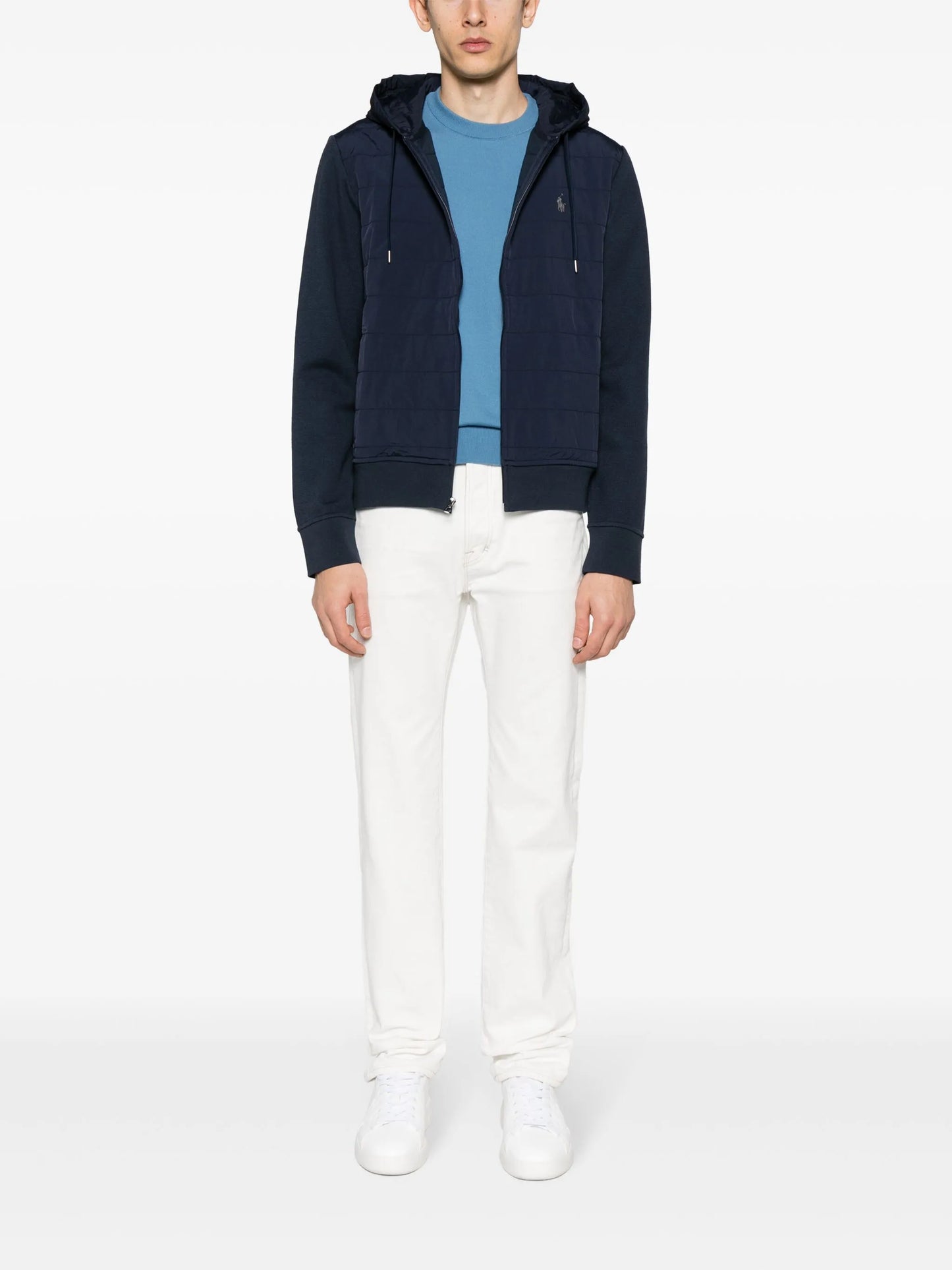 Aviator hooded jacket