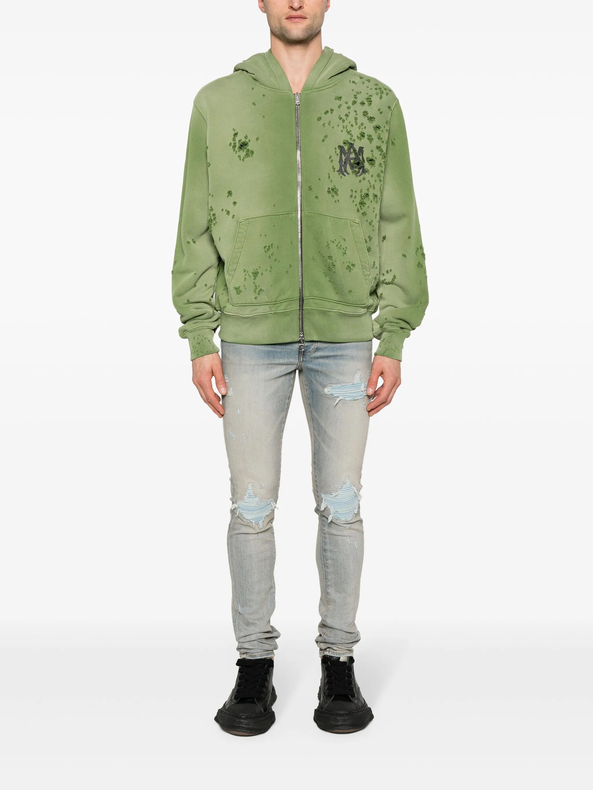MX1 Suede skinny jeans