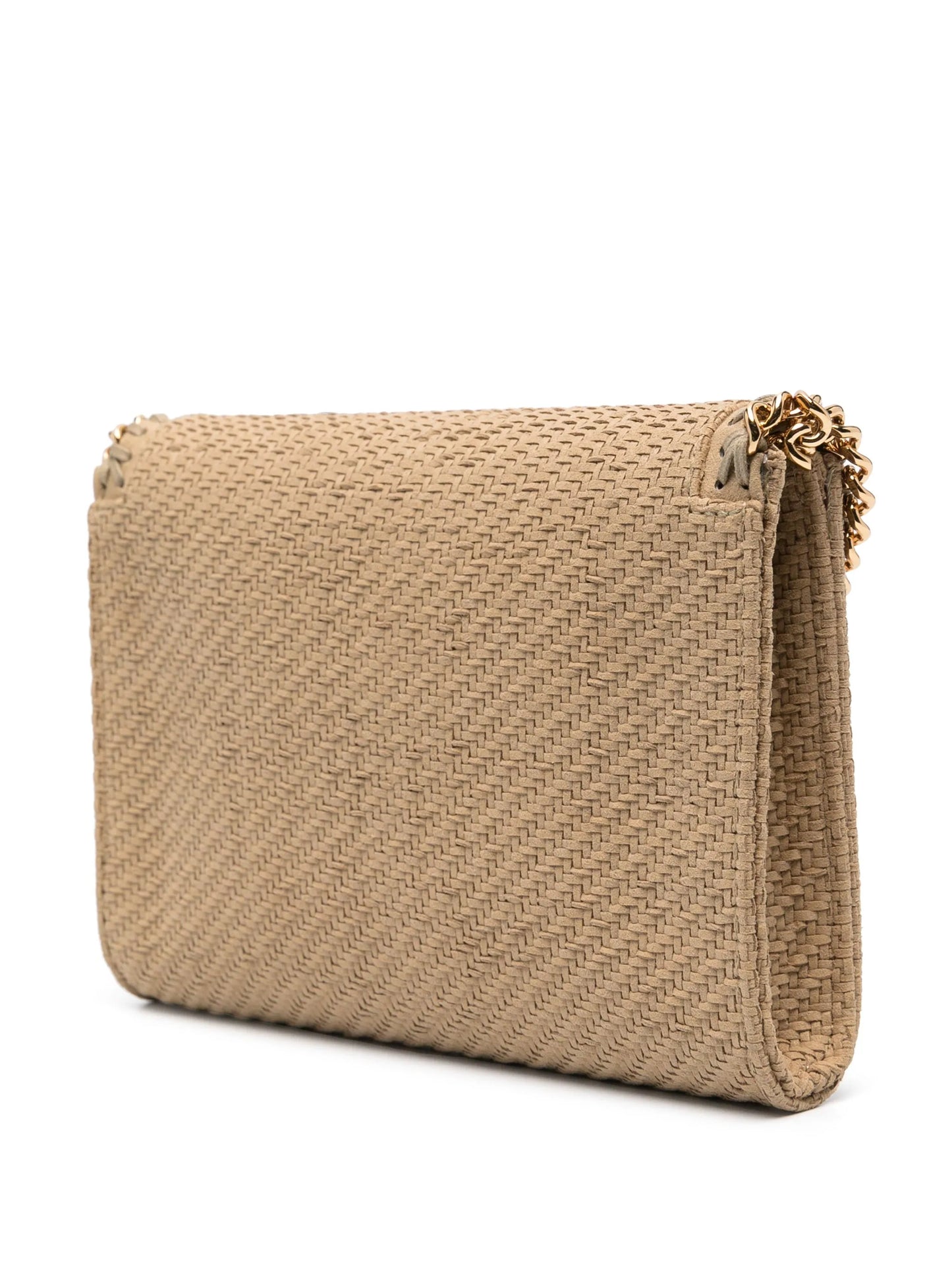mini Falabella woven tote bag