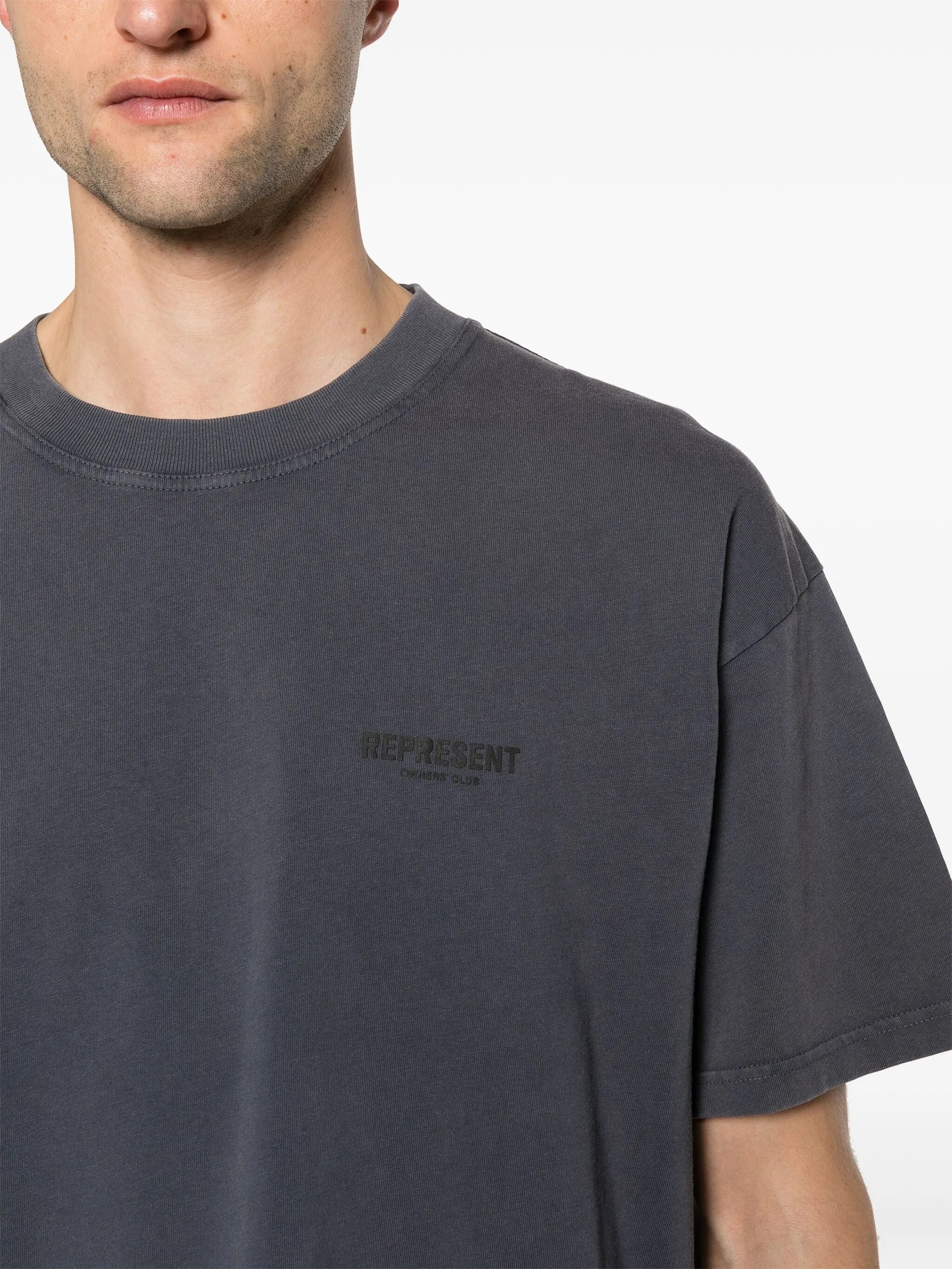 logo-print cotton T-shirt