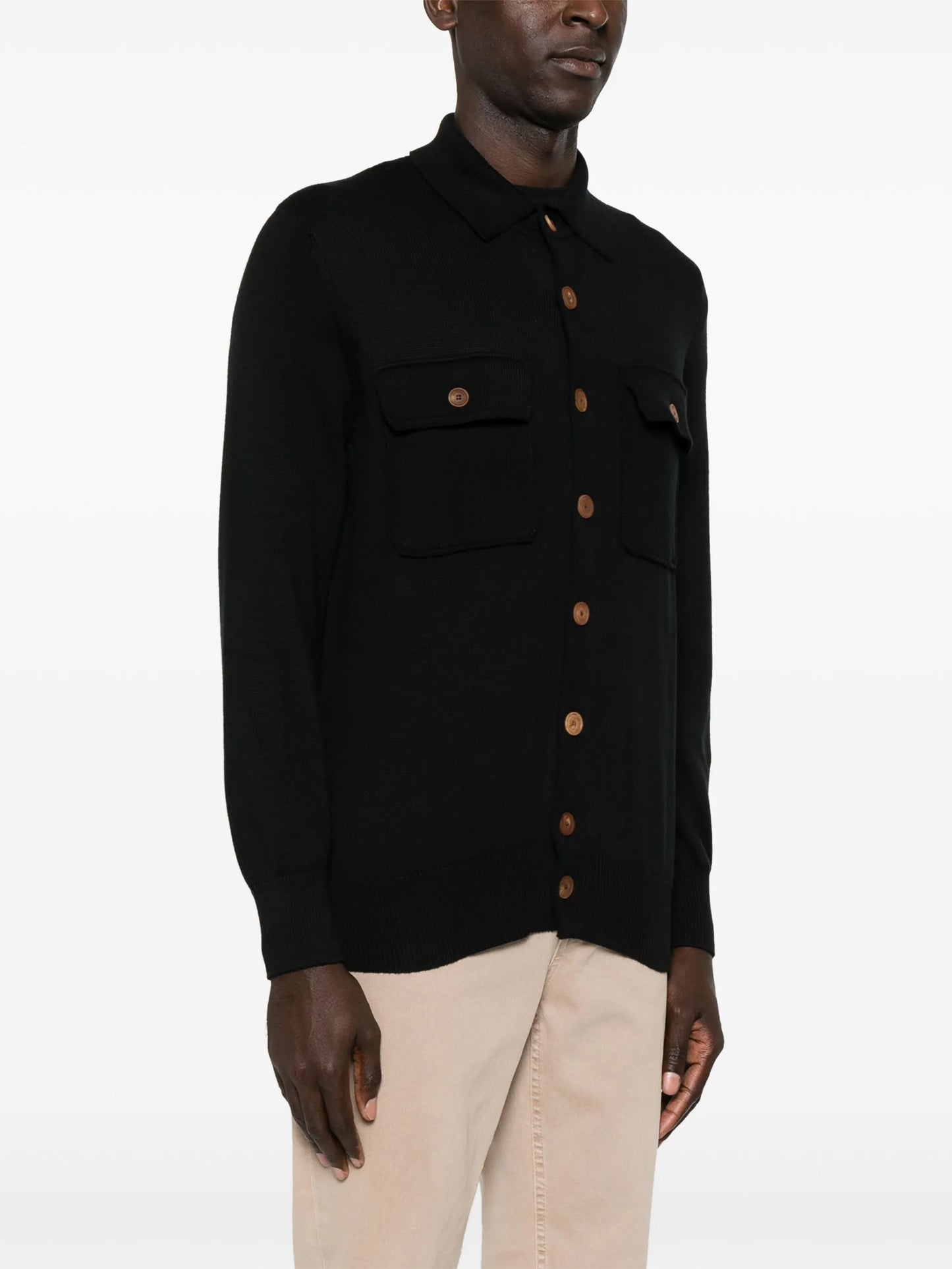 knitted cotton cardigan