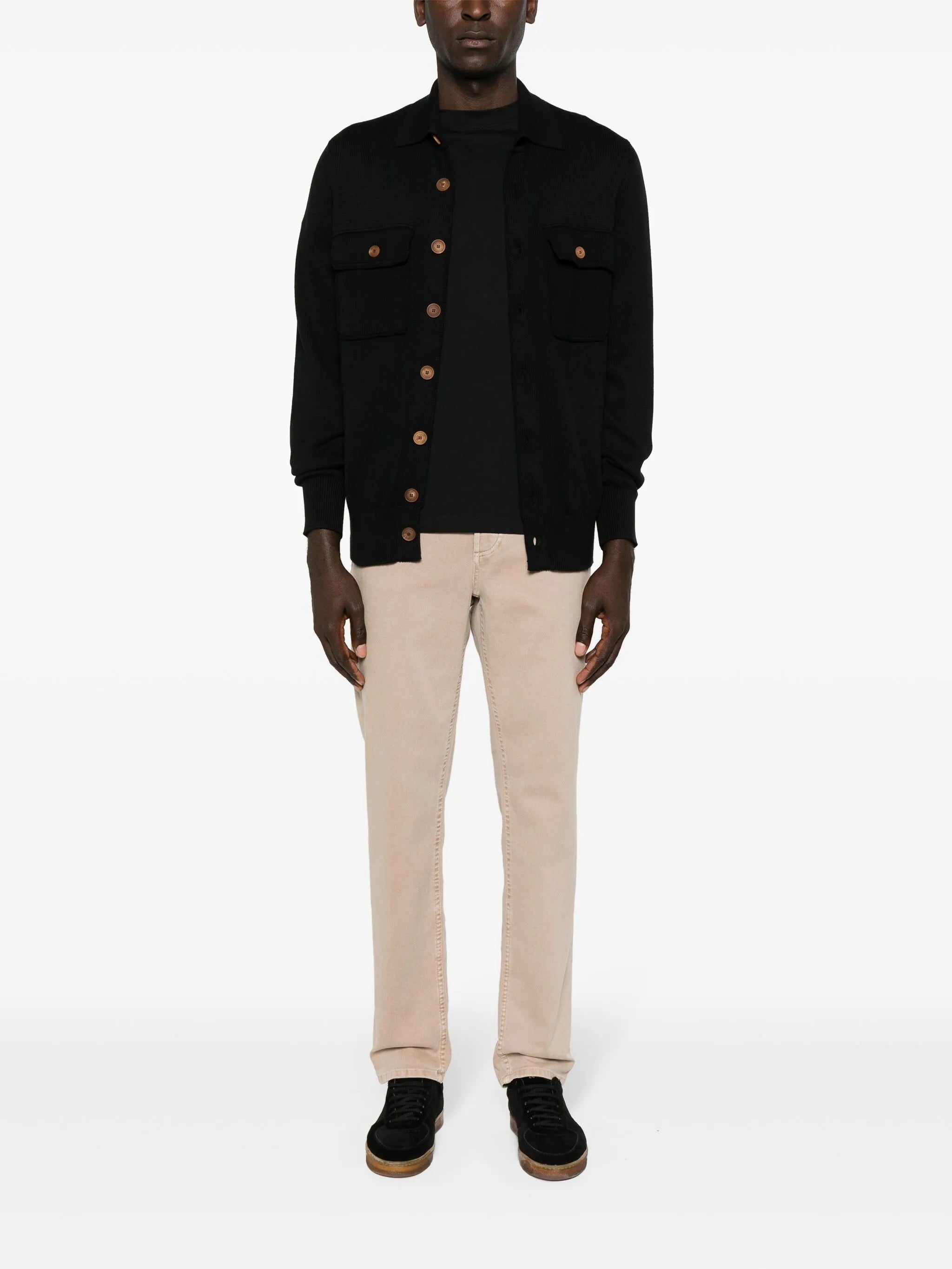 knitted cotton cardigan
