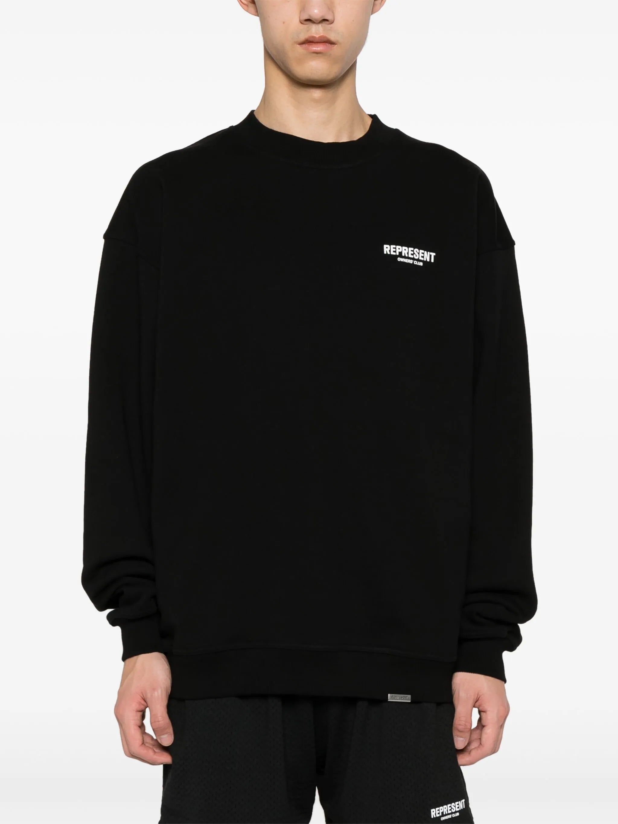 logo-print cotton sweatshirt