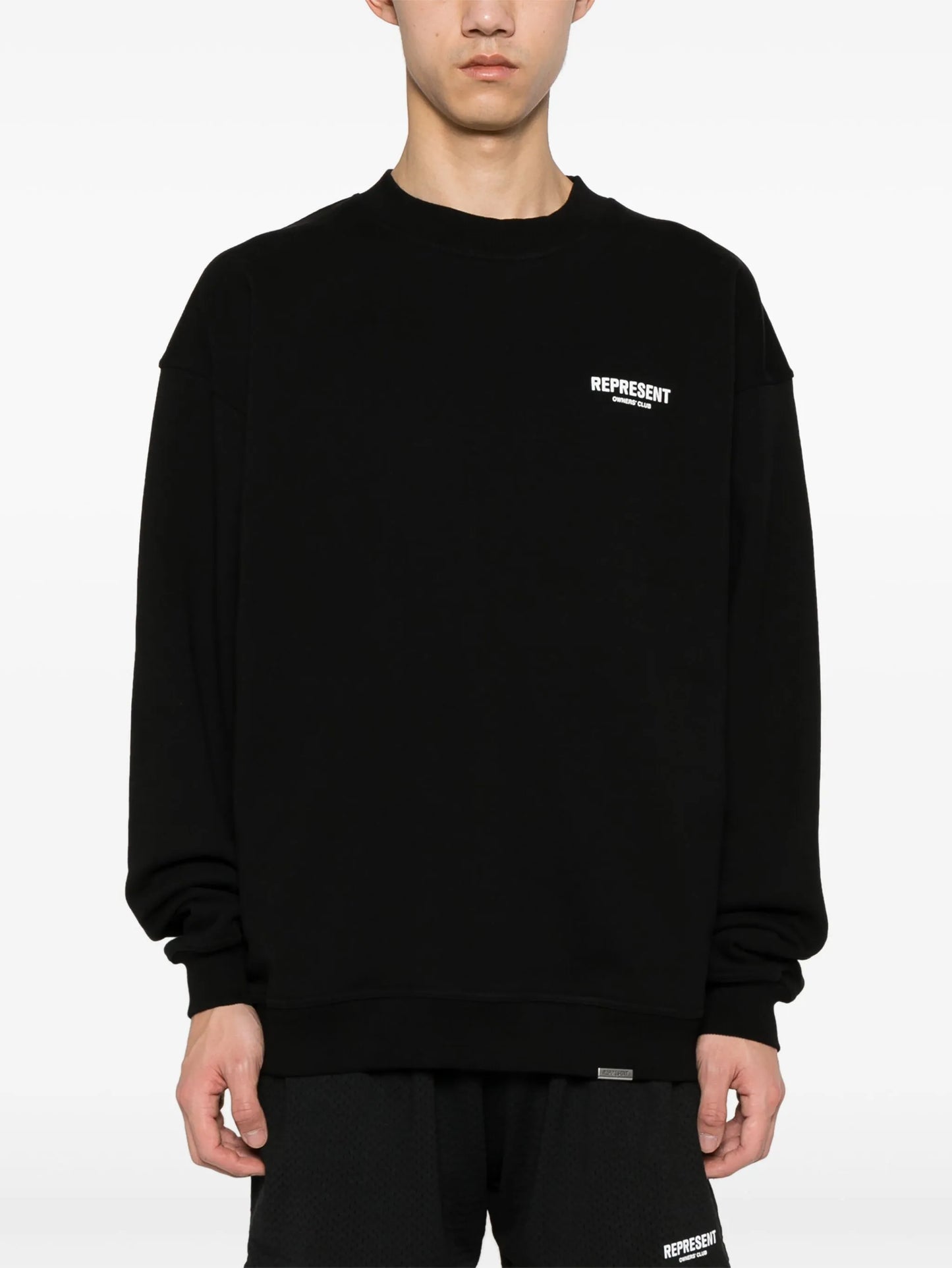 logo-print cotton sweatshirt