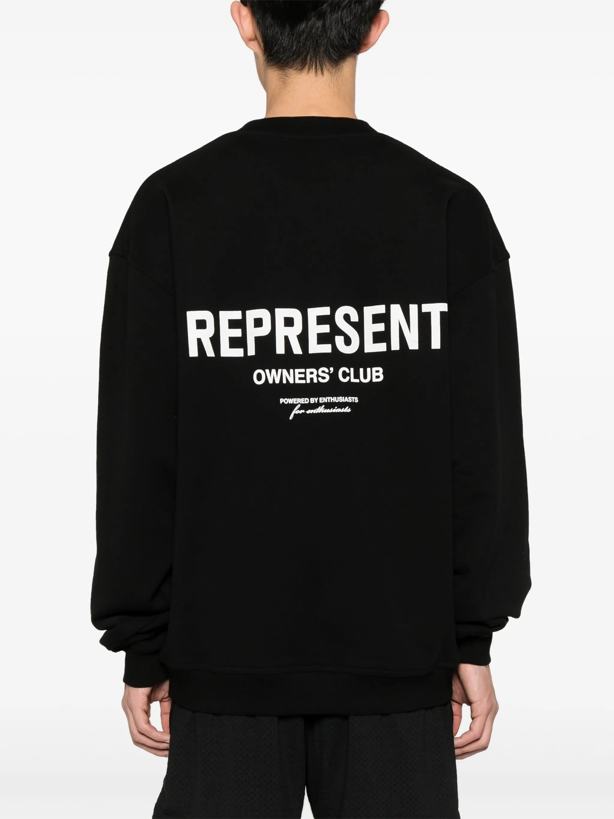 logo-print cotton sweatshirt