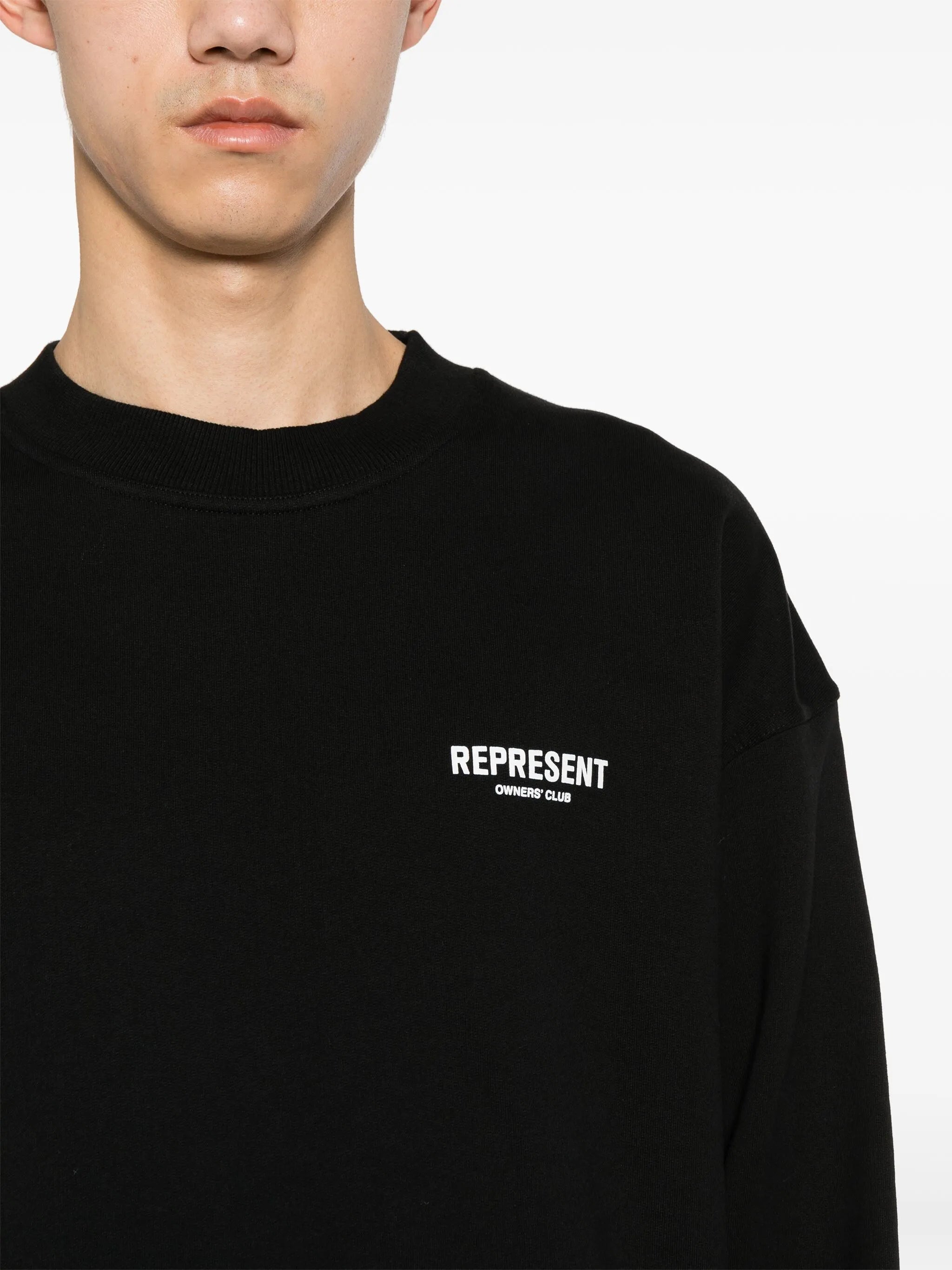 logo-print cotton sweatshirt