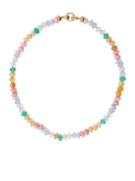 18kt yellow gold Foundation bead necklace
