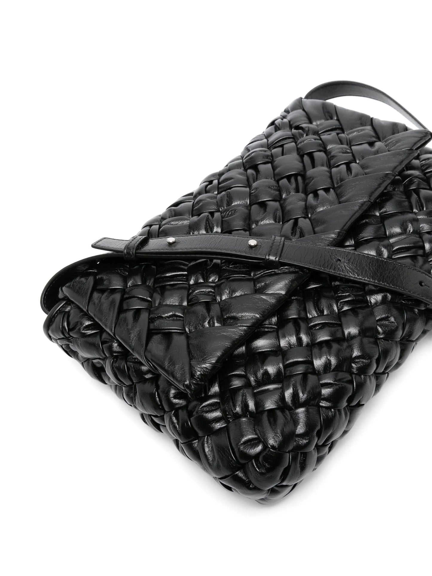 Rumple leather messenger bag