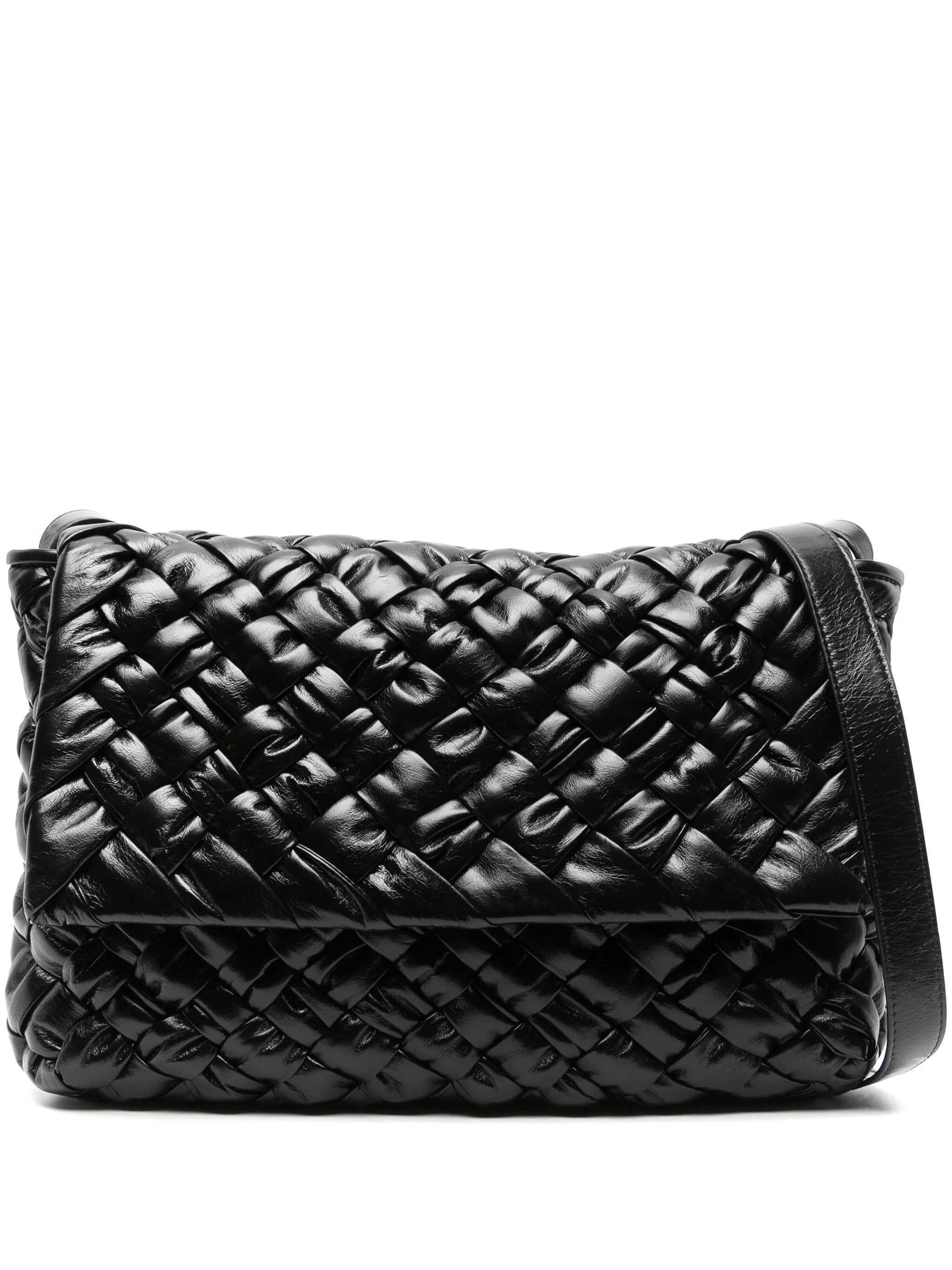 Rumple leather messenger bag