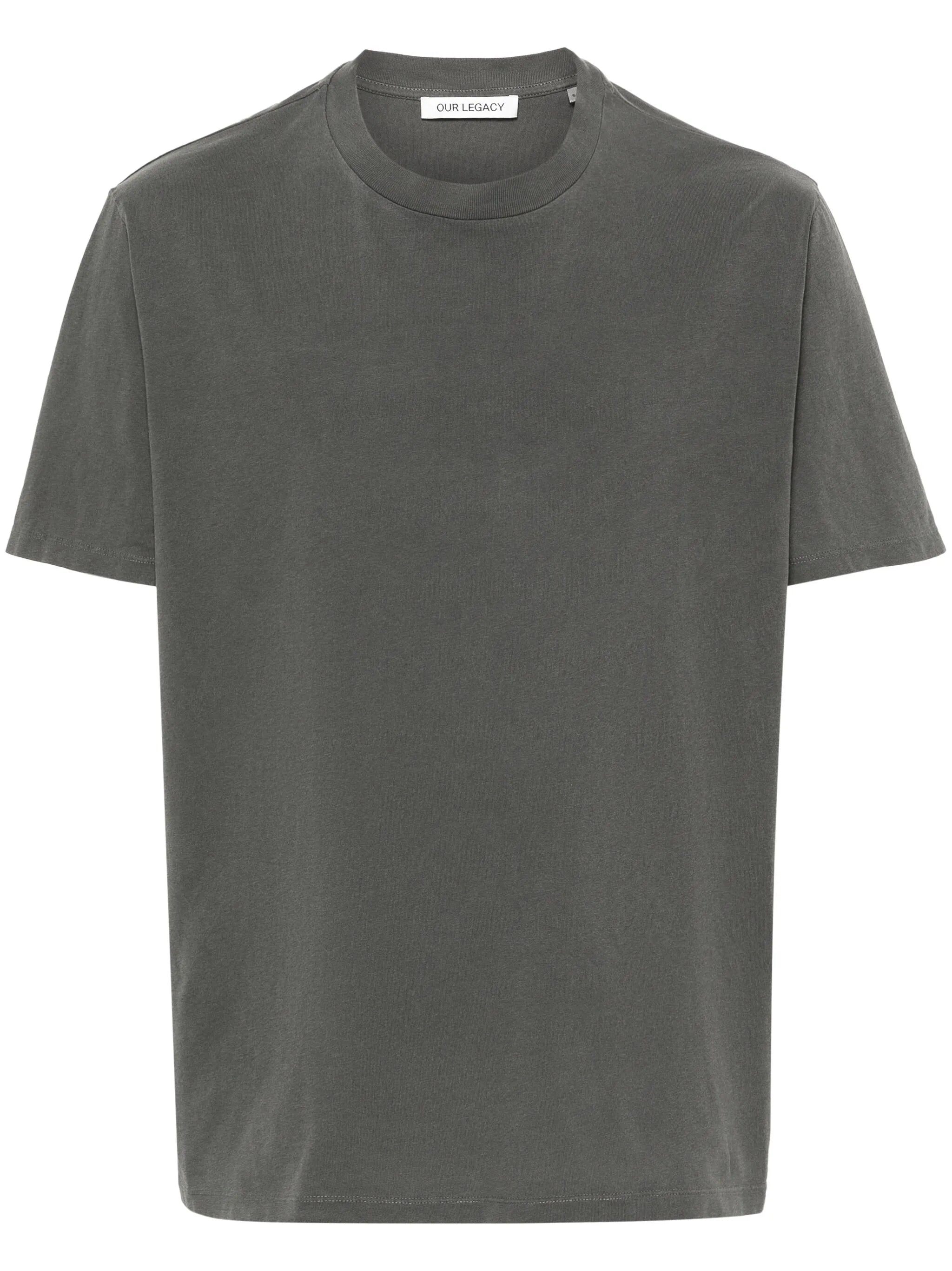 ribbed trim boxy T-shirt