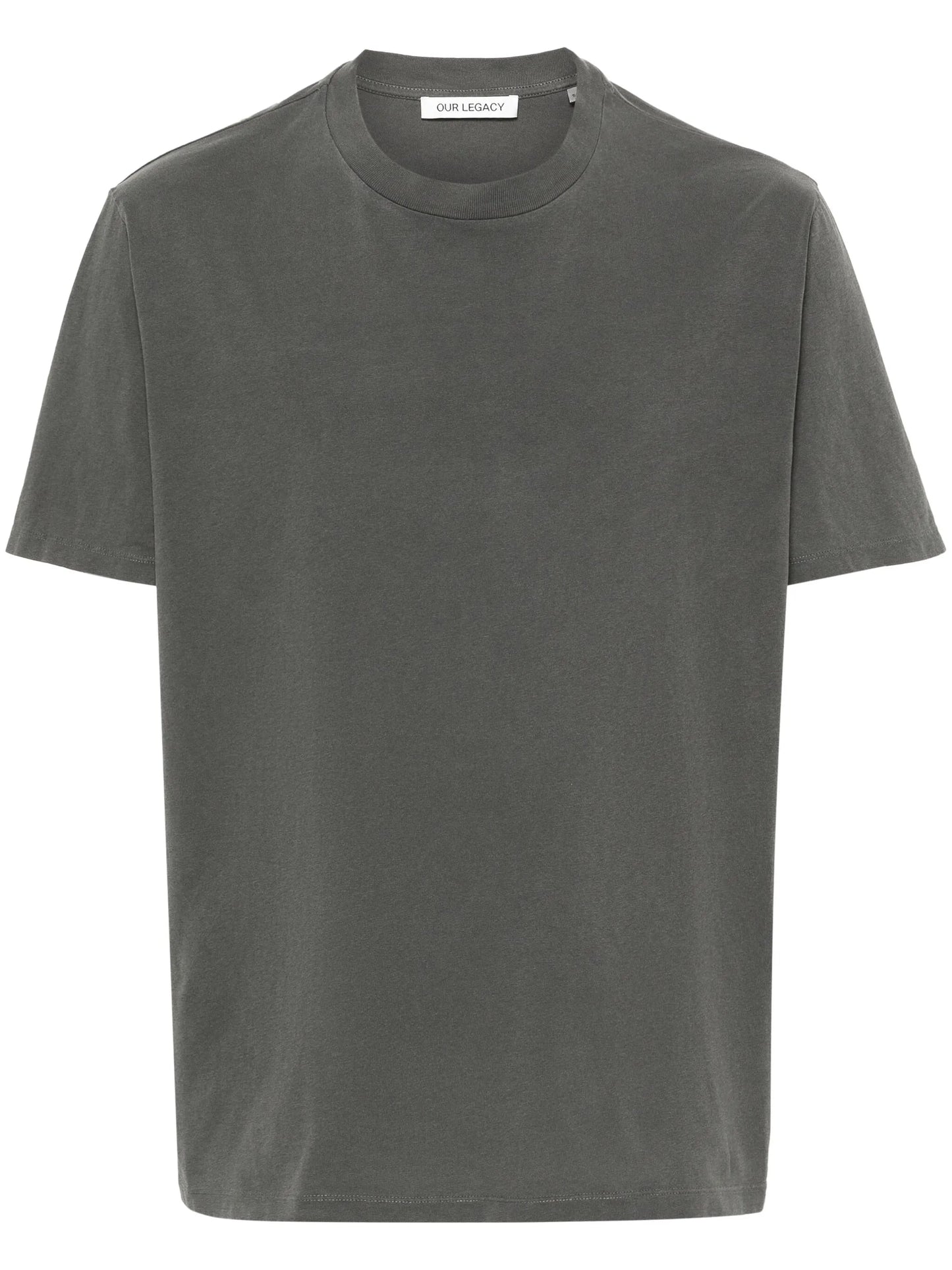 ribbed trim boxy T-shirt