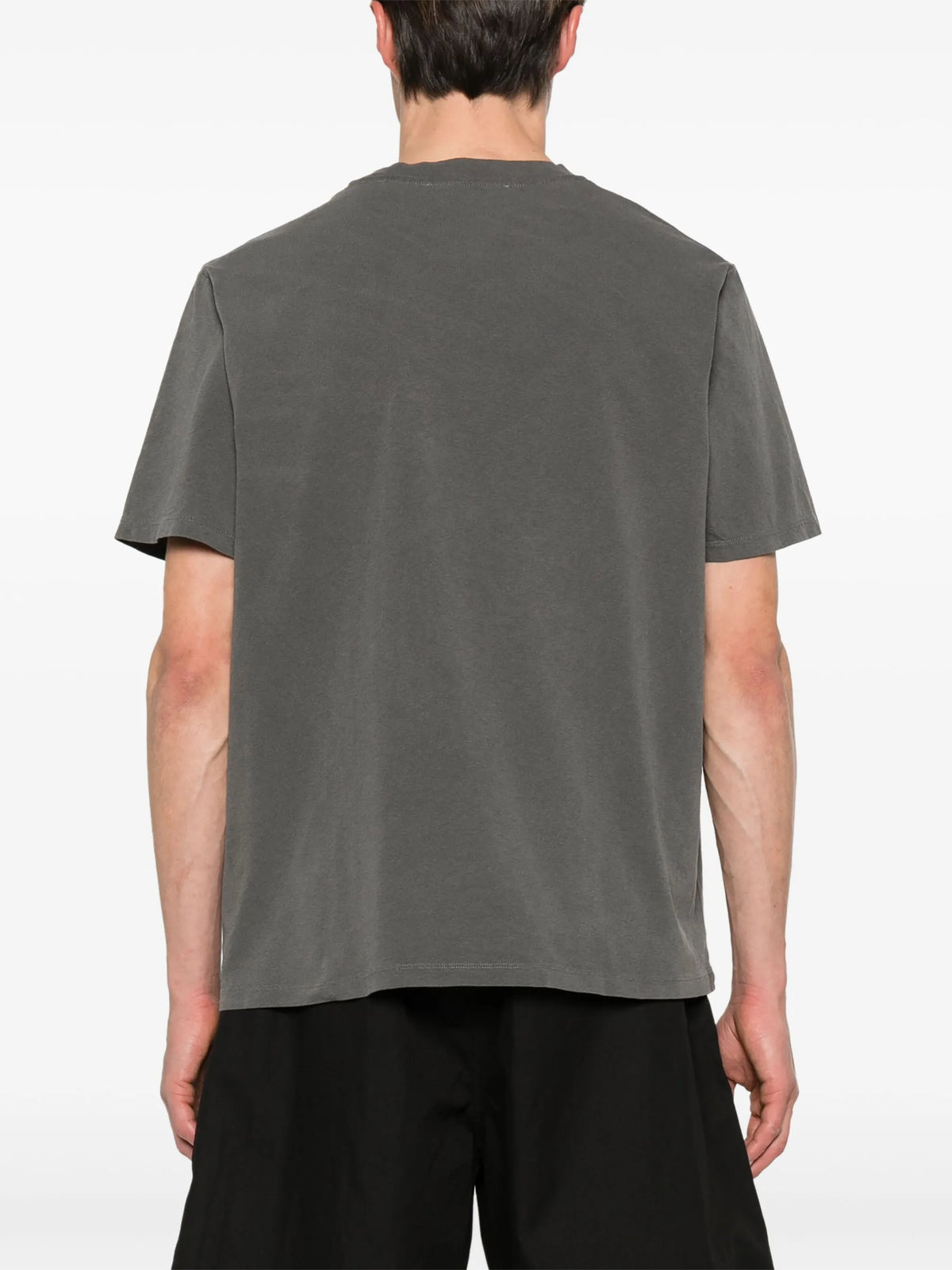 ribbed trim boxy T-shirt