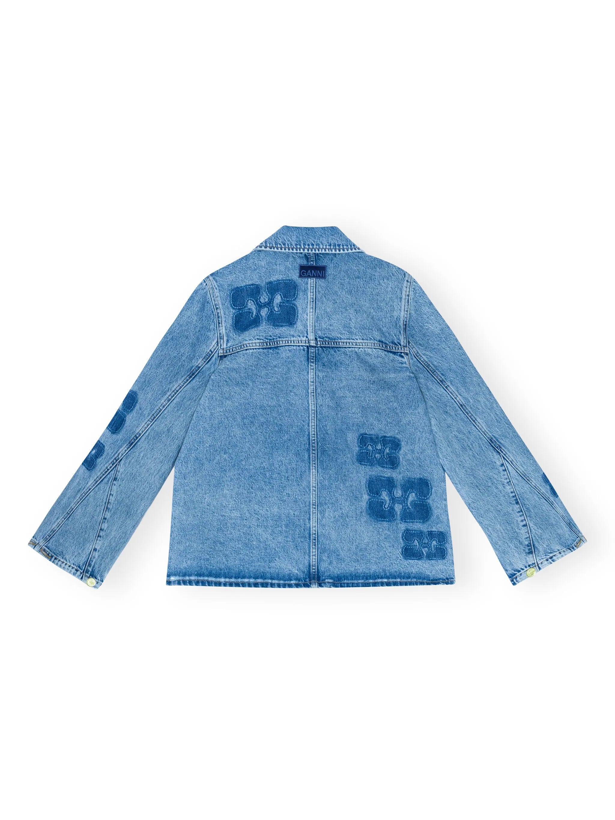 logo-patch denim jacket