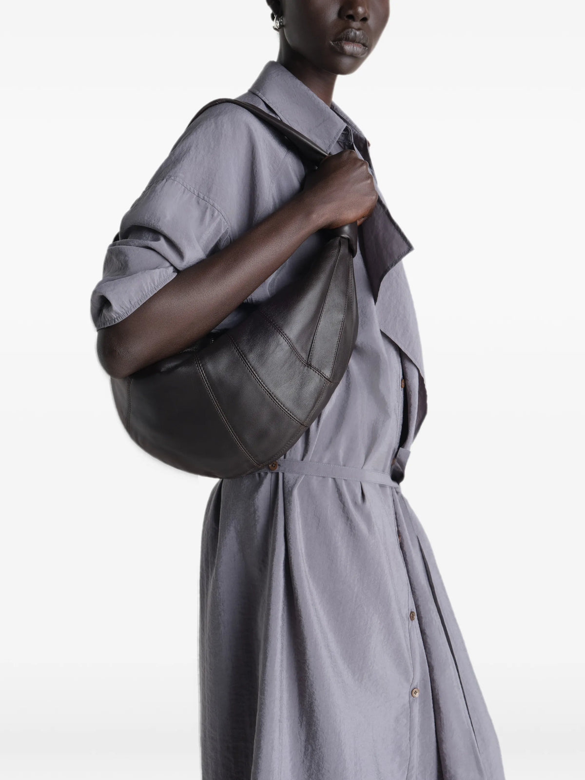 Fortune Croissant bag in leather