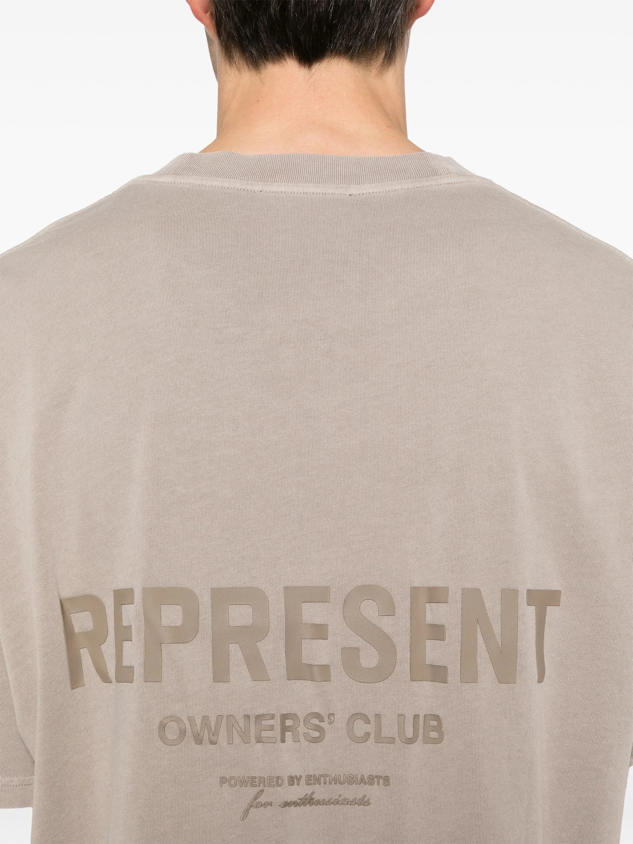 appliqué-logo cotton T-shirt