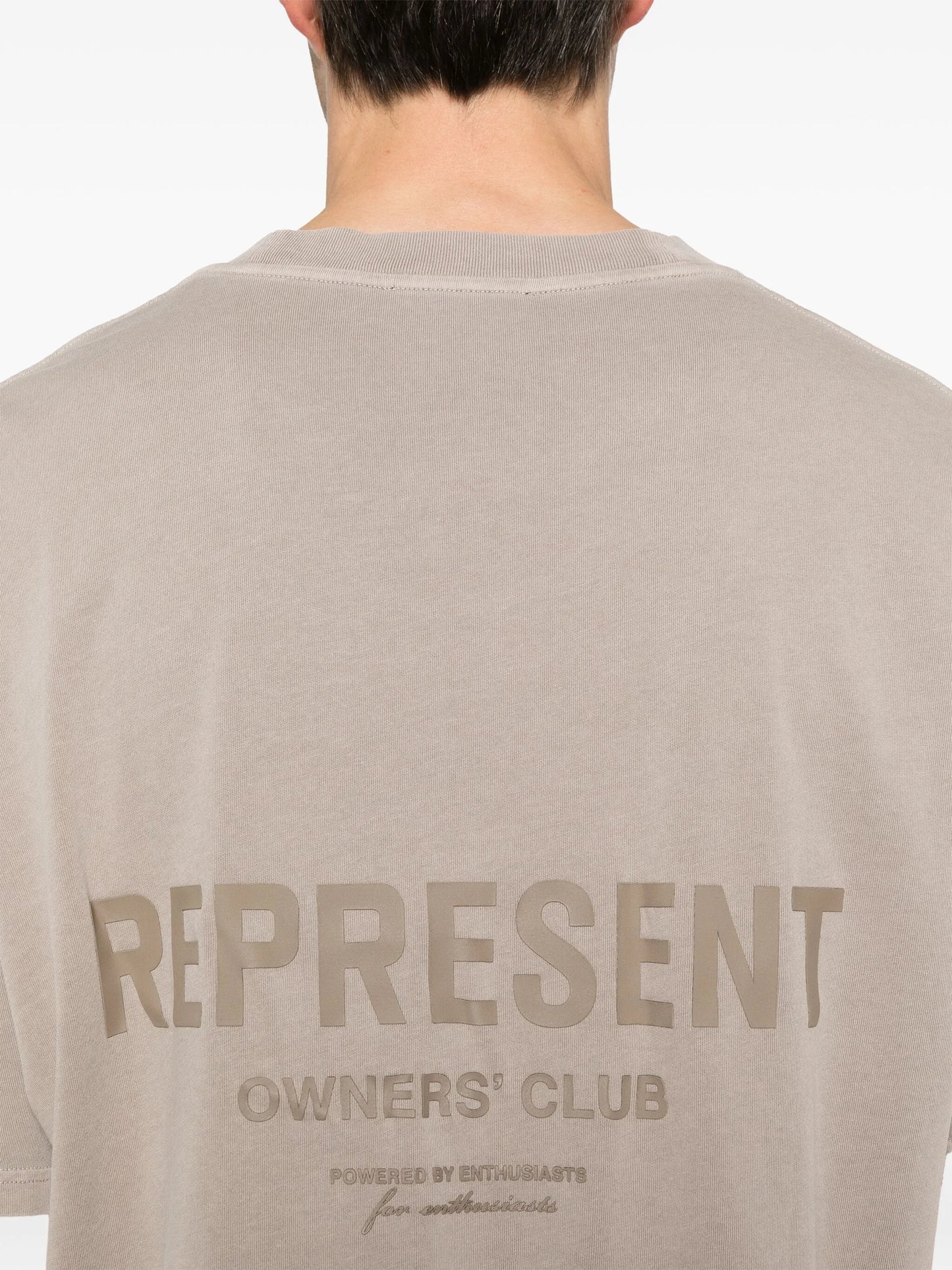 appliqué-logo cotton T-shirt