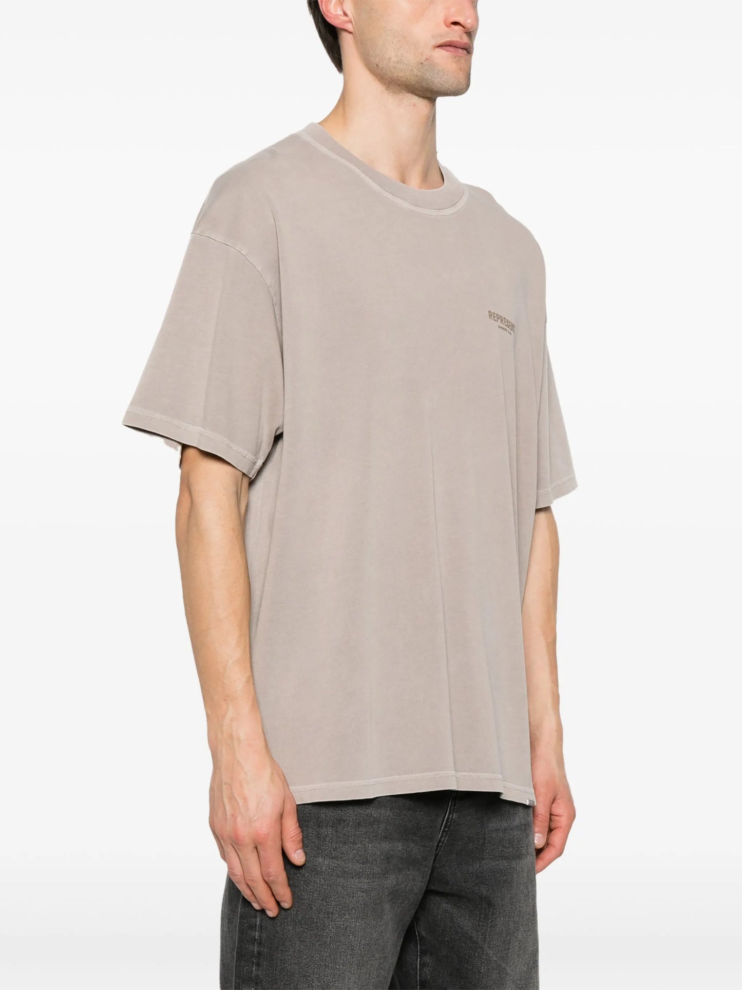 appliqué-logo cotton T-shirt